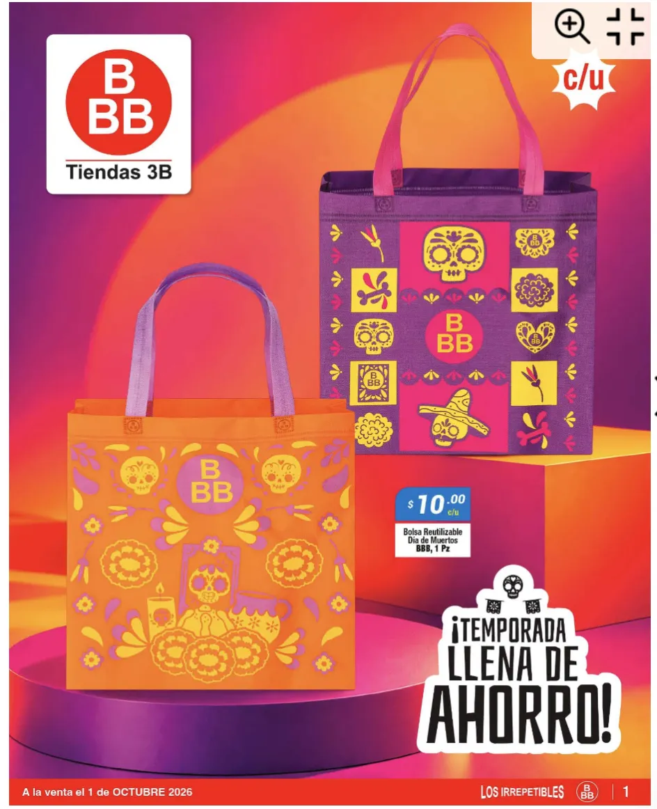 Catálogo de Tiendas Tres B — 2026-10-19 19 de octubre al 31 de octubre 2026 - Pagina 1