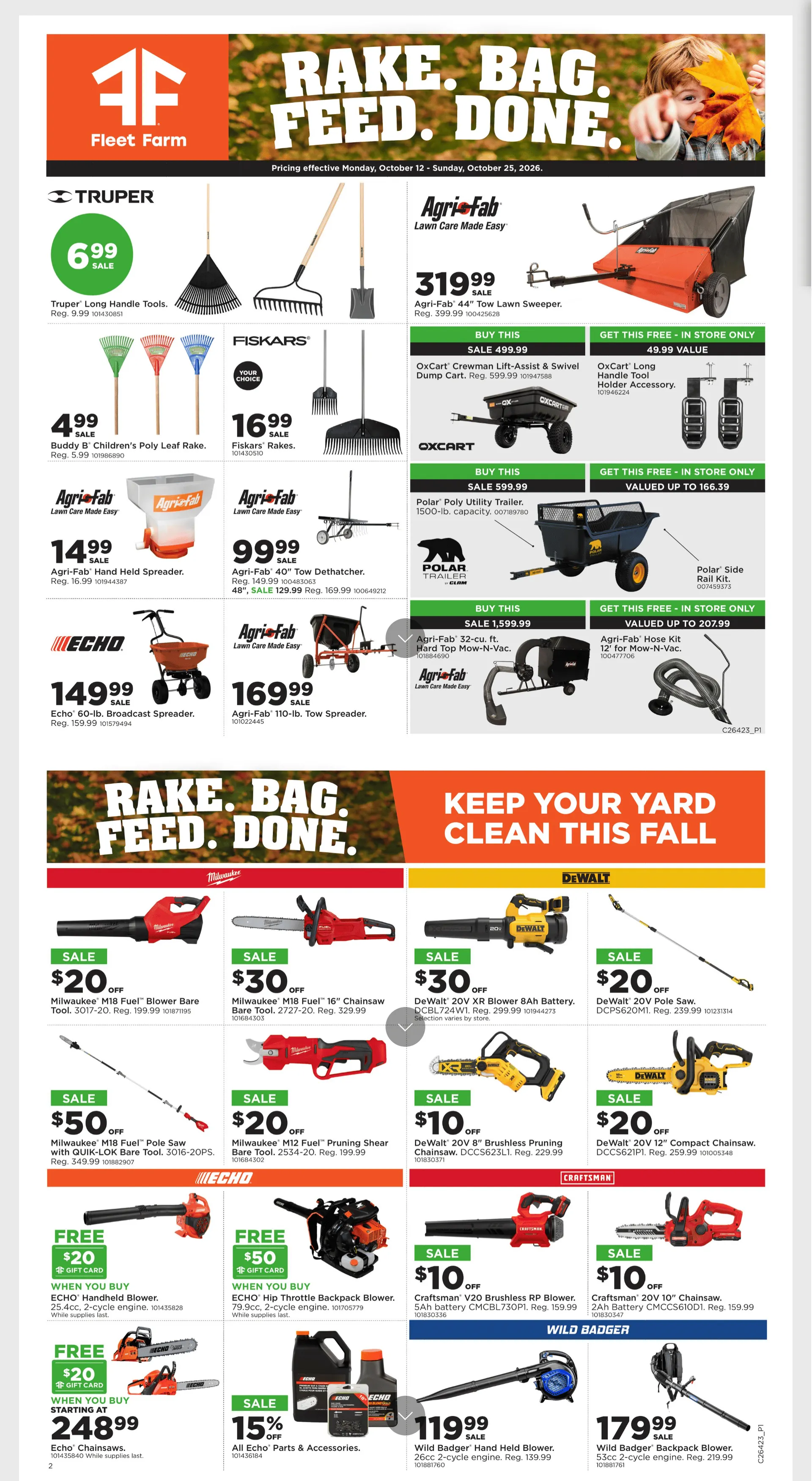 Weekly ad Fleet Farm — 2026-10-13 from October 13 to October 25 2026 - Page