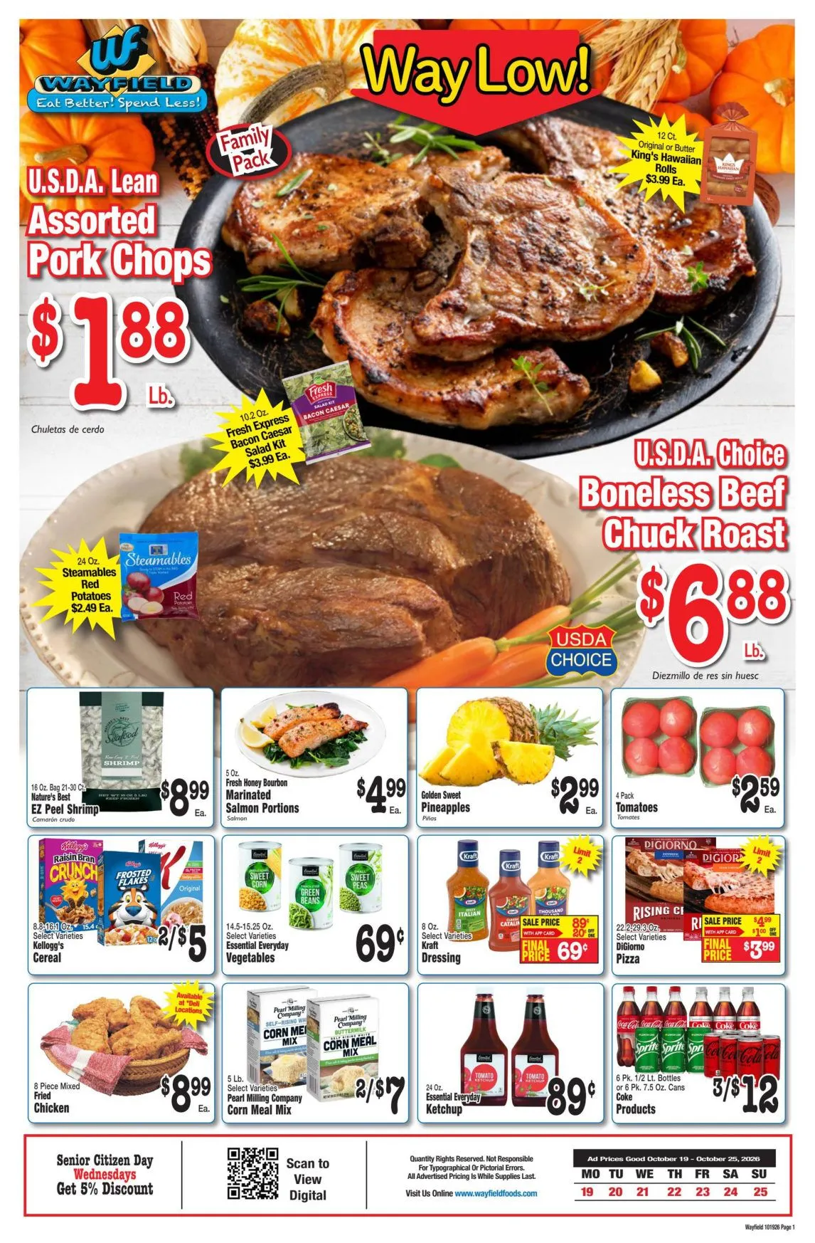Weekly ad Wayfield — 2026-10-19 from October 19 to October 25 2026 - Page 1