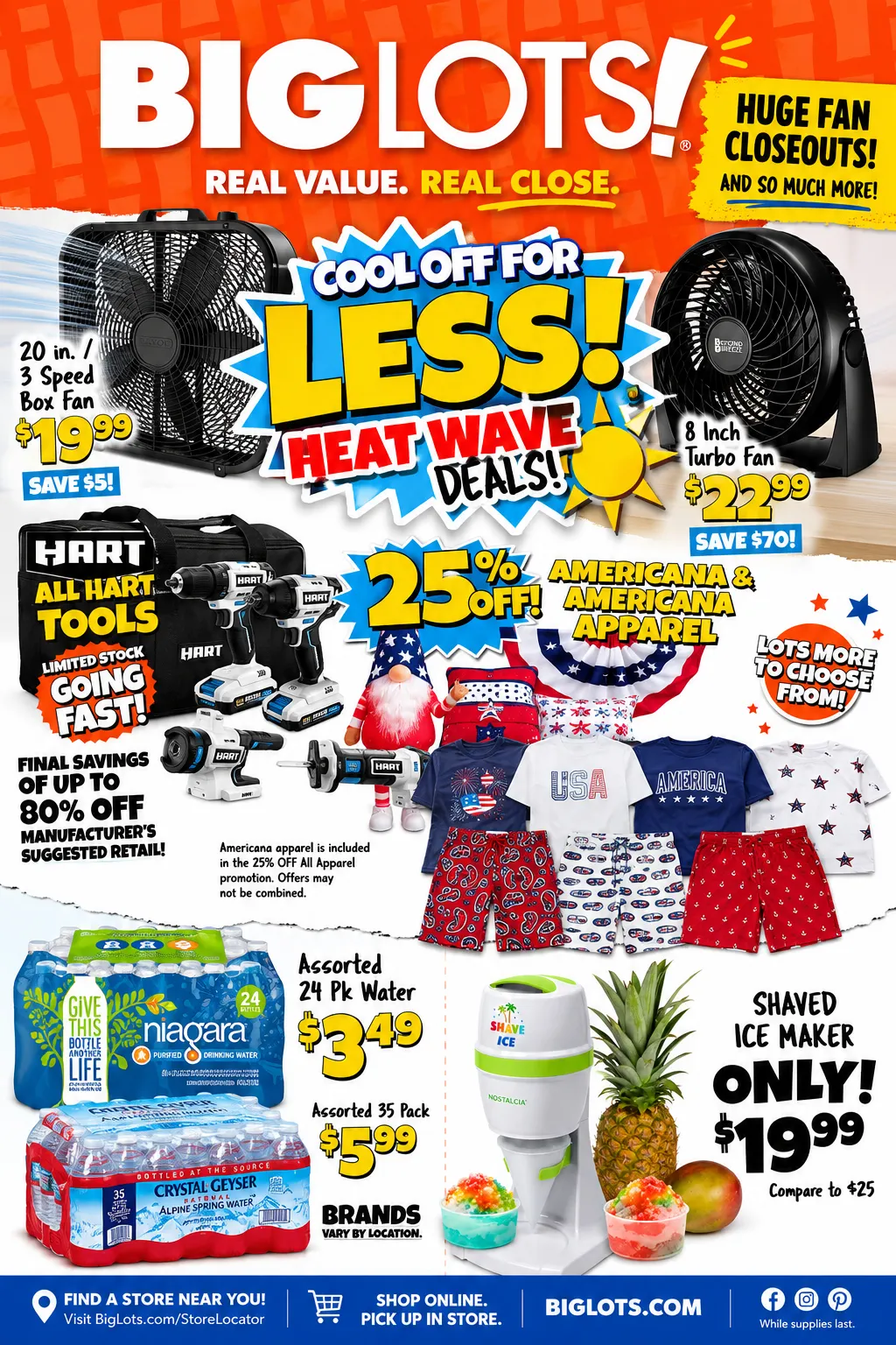Weekly ad Big Lots — 2026-07-09 from July 9 to July 24 2026 - Page 1