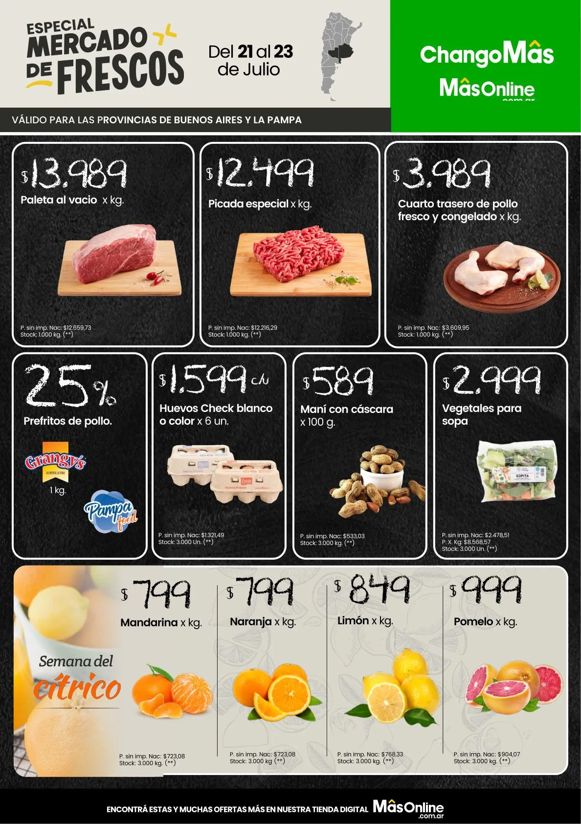 Ofertas de Changomas — 2026-07-21 21 de julio al 23 de julio 2026 - Página  del catálogo