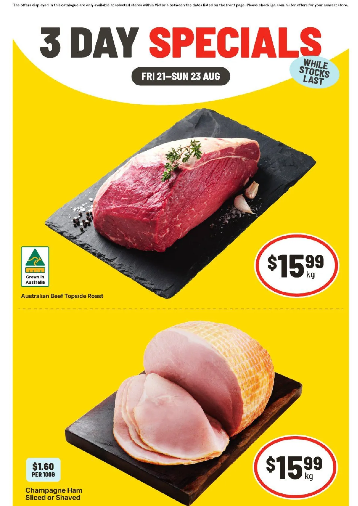 Weekly ad IGA — 2026-08-21 from August 21 to August 23 2026 - Page 