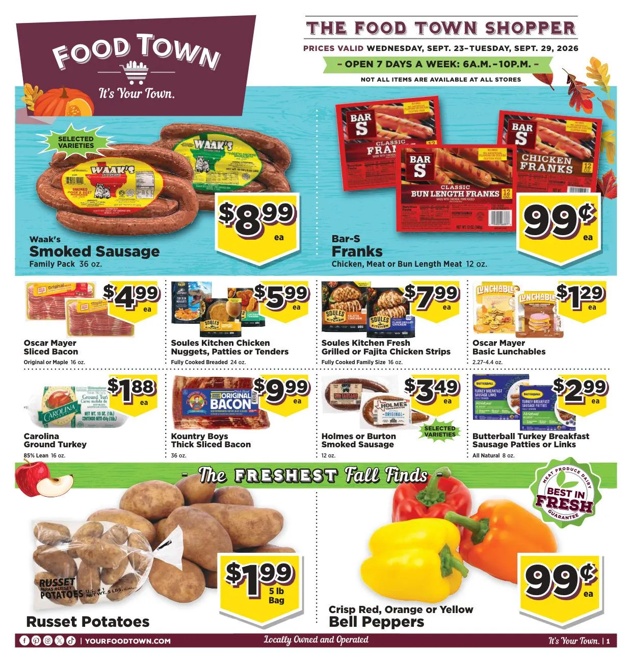Weekly ad Foodtown — 2026-09-29 from September 23 to September 30 2026 - Page 1