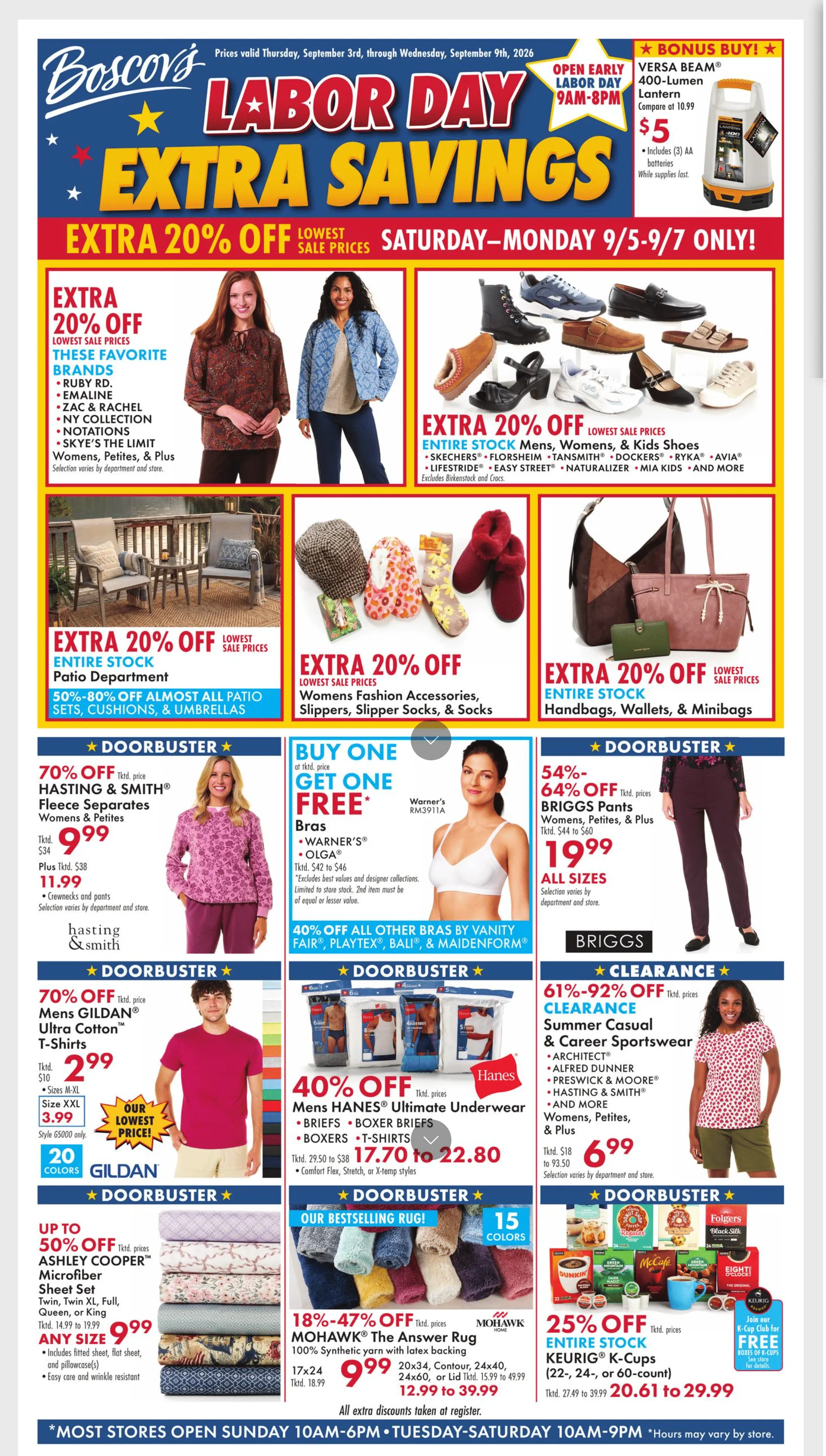 Weekly ad Boscov's — 2026-09-03 from September 3 to September 9 2026 - Page