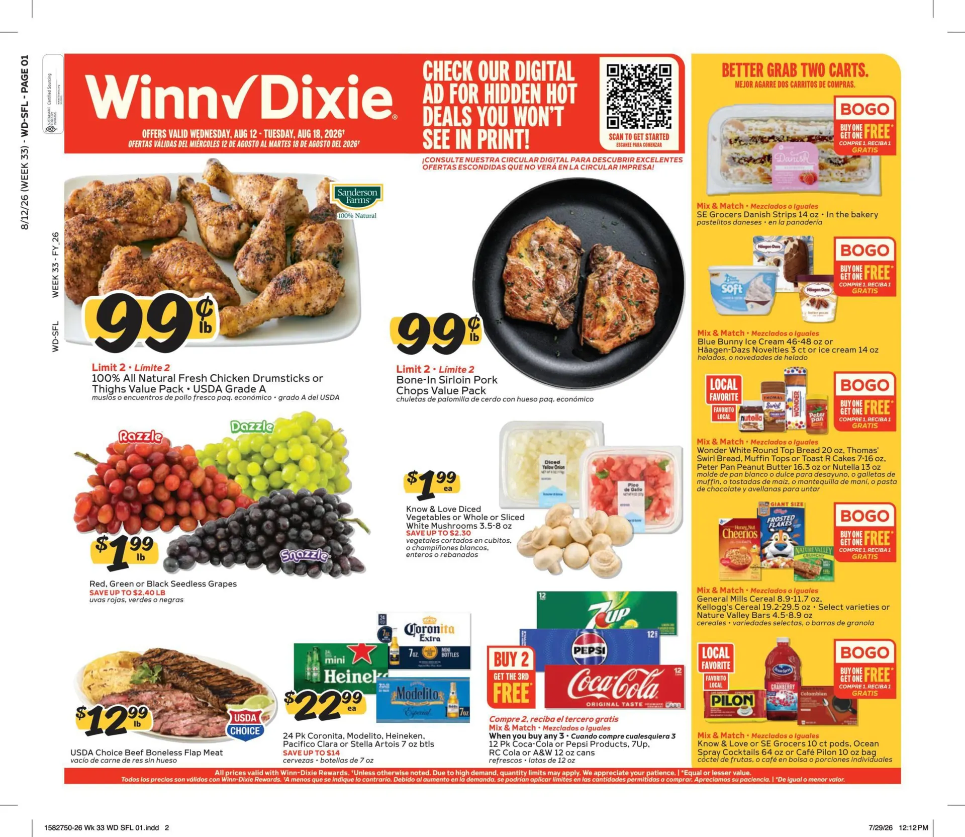Weekly promotion Winn Dixie — 2026-08-12 spanning from August 12 to August 18 2026 - Page  for Catalogue 365