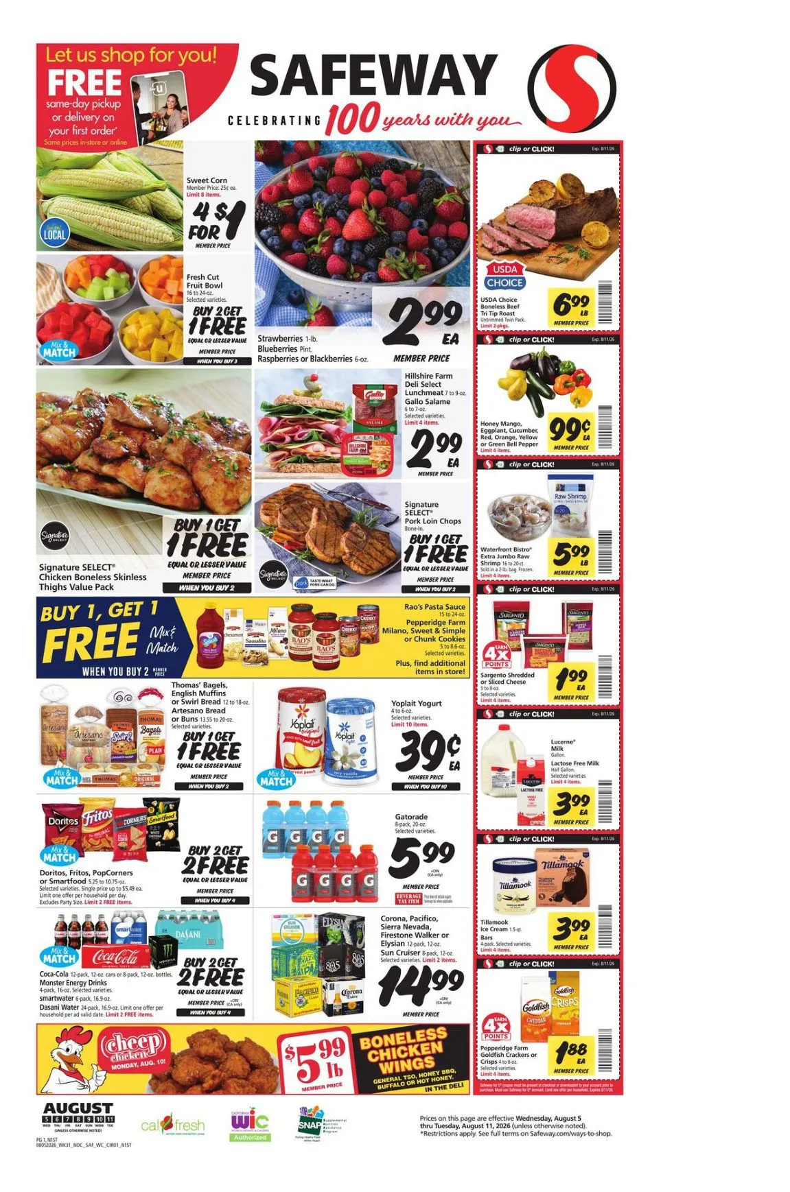 Weekly ad Safeway — 2026-08-05 from August 5 to August 11 2026 - Page