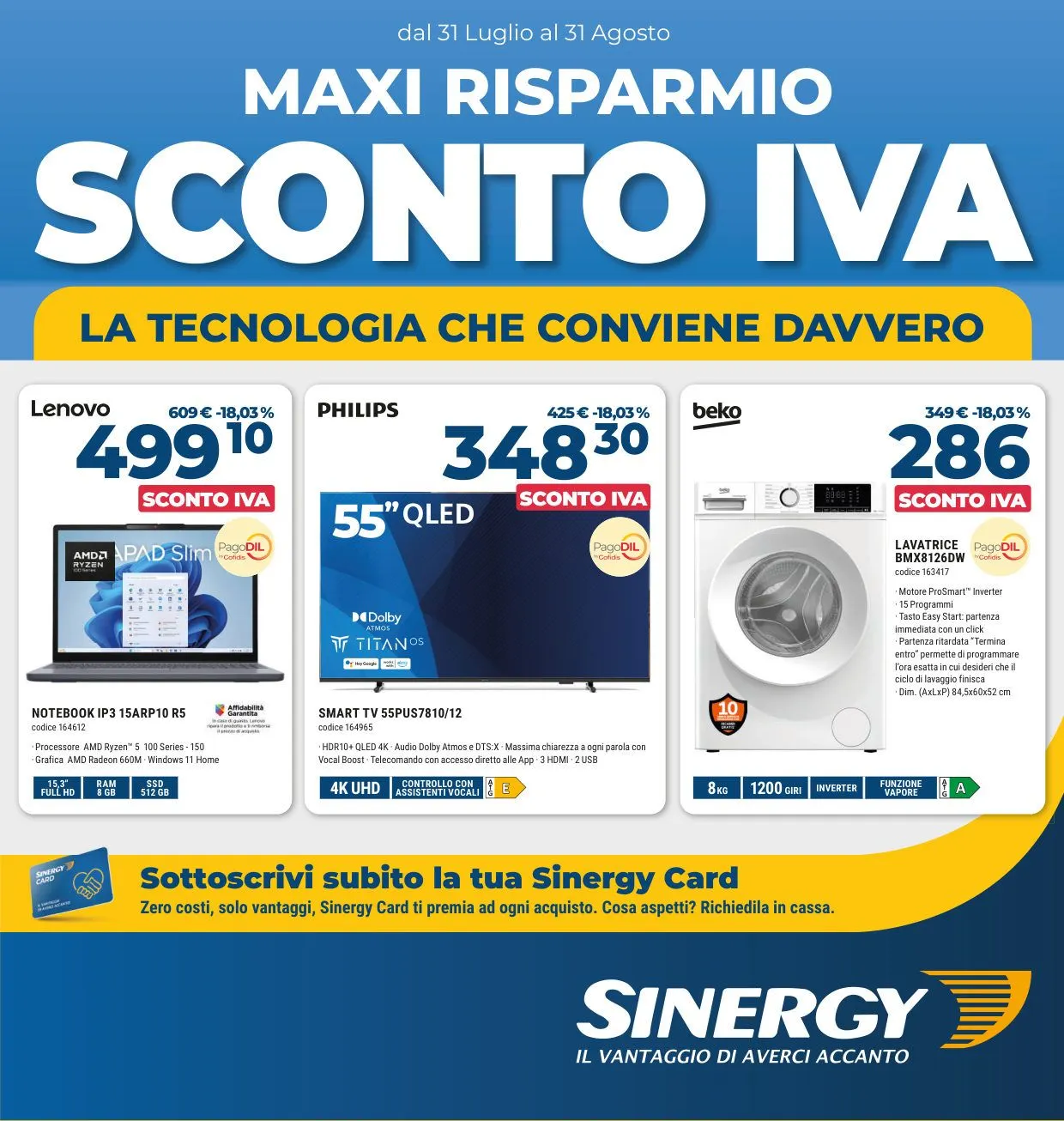 Sinergy — 2026-08-10 da 31 luglio a 31 agosto di 2026 - Pagina del volantino 