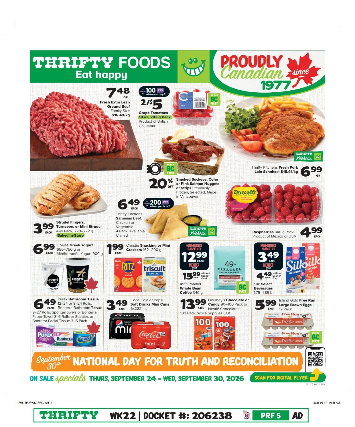 Thrifty Foods — 2026-09-24 from September 24 to September 30 2026 - flyer page 1