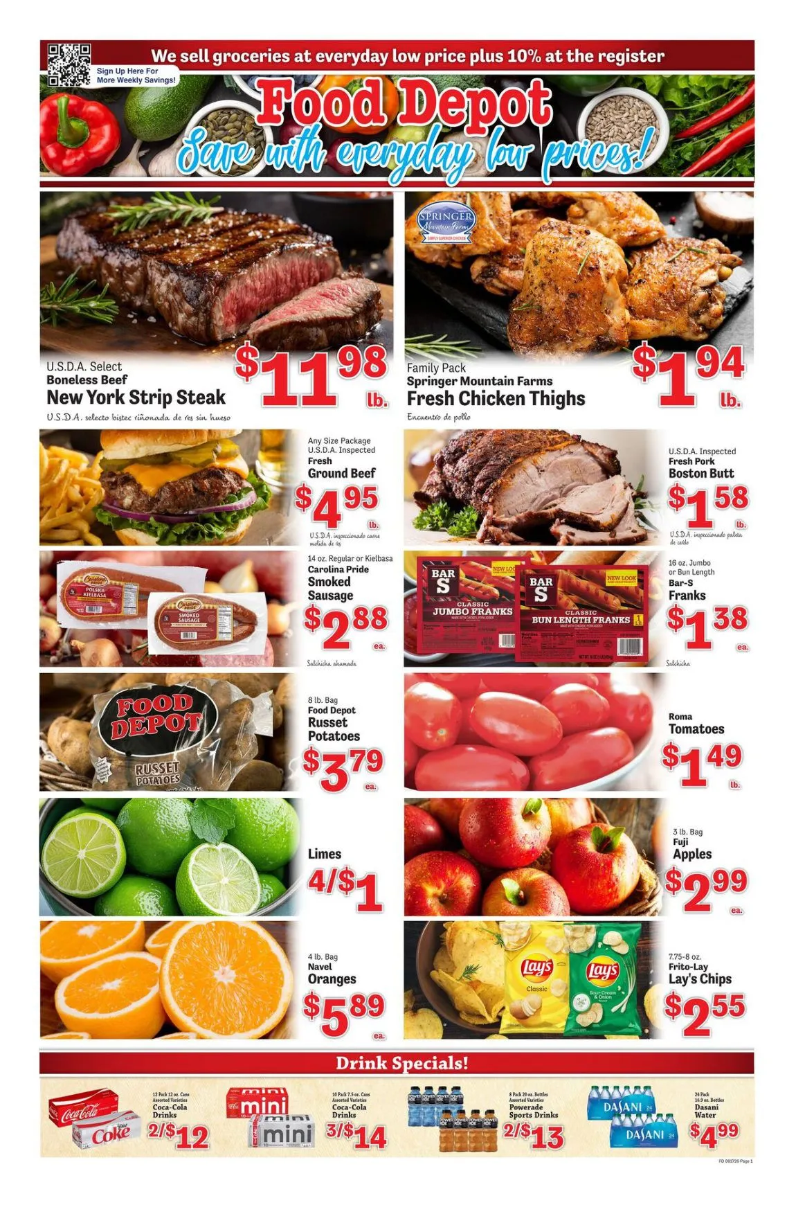 Weekly ad Food Depot — 2026-08-18 from August 18 to August 23 2026 - Page 
