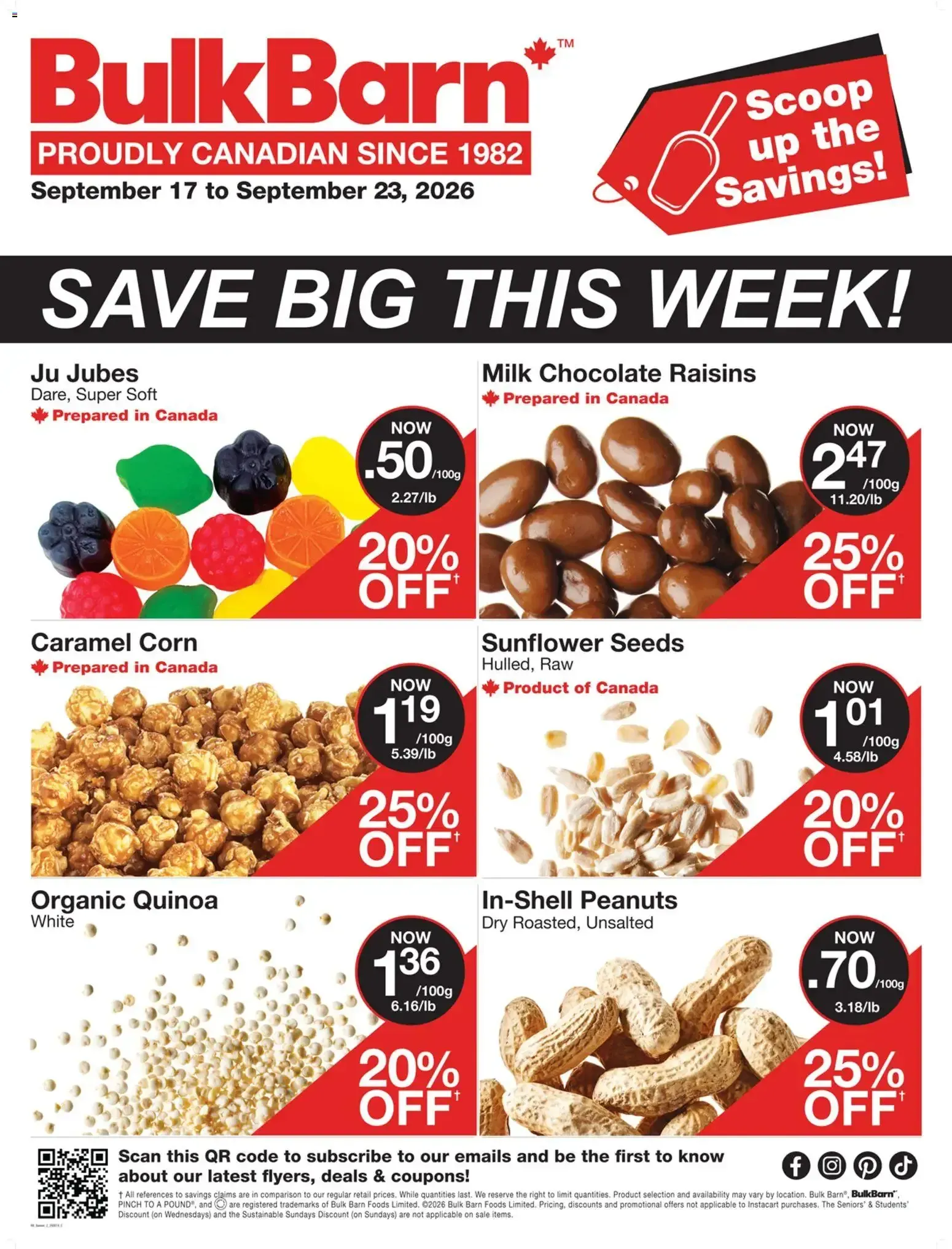 Bulk Barn — 2026-09-18 from September 18 to October 23 2026 - flyer page 1