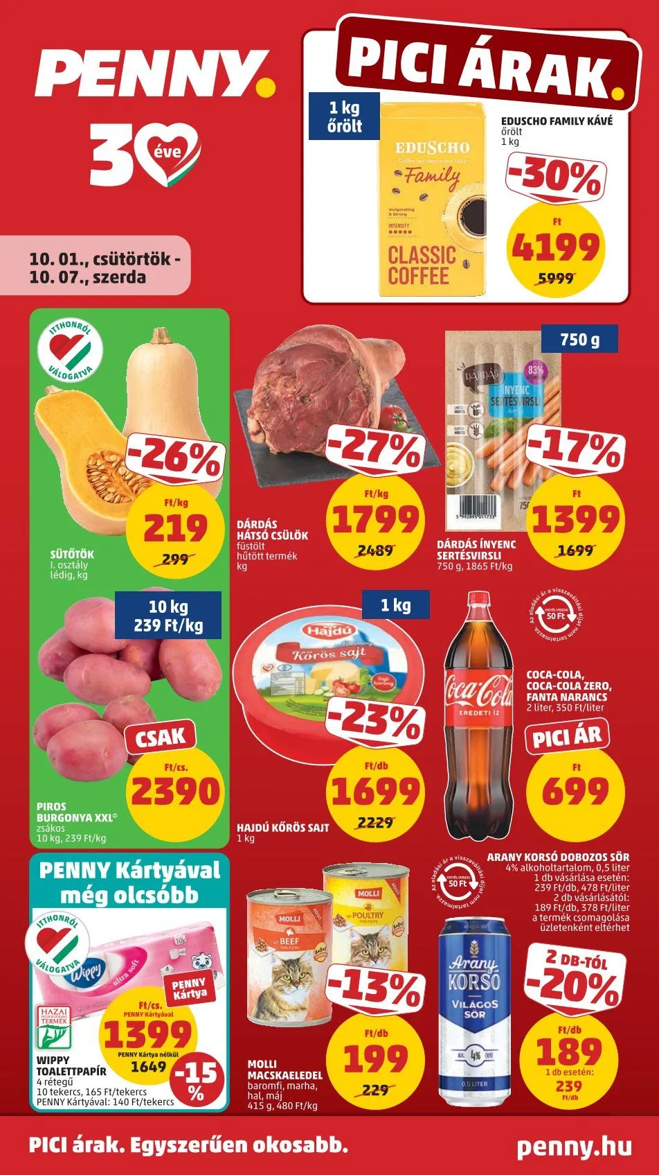 Katalógus Penny Market — 2026-09-29 október 1.-tól október 7.-ig 2026. - Oldal 1