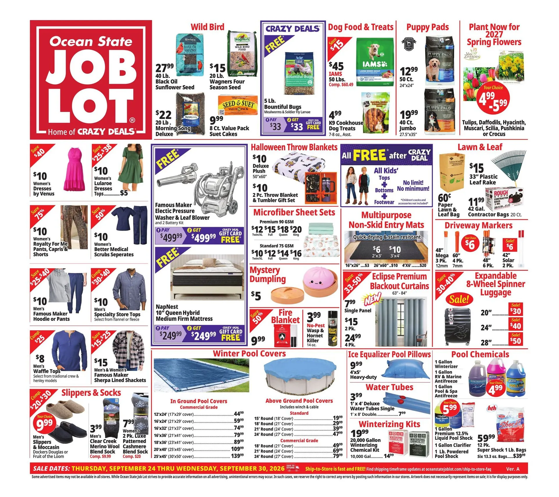 Weekly ad Ocean State Job Lot — 2026-09-24 from September 24 to September 30 2026 - Page 