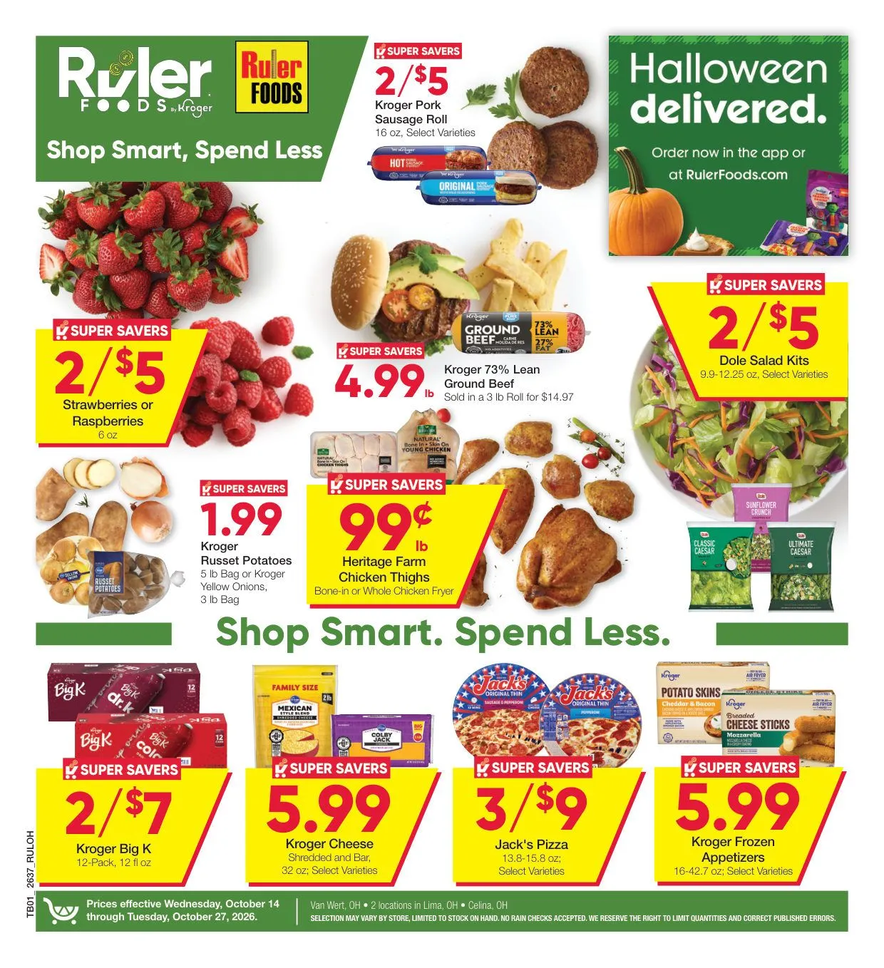 Weekly ad Ruler Foods — 2026-10-14 from October 14 to October 27 2026 - Page 1