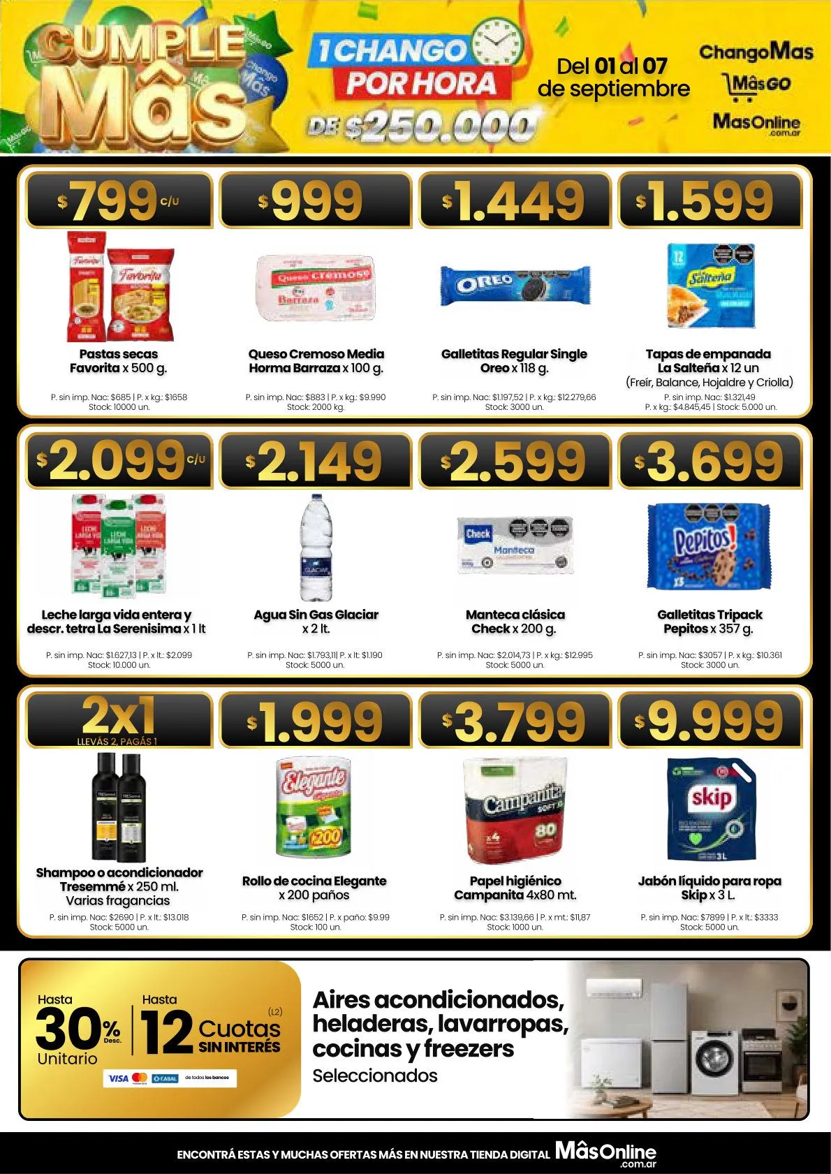 Ofertas de Changomas — 2026-09-02 2 de septiembre al 7 de septiembre 2026 - Página 1 del catálogo