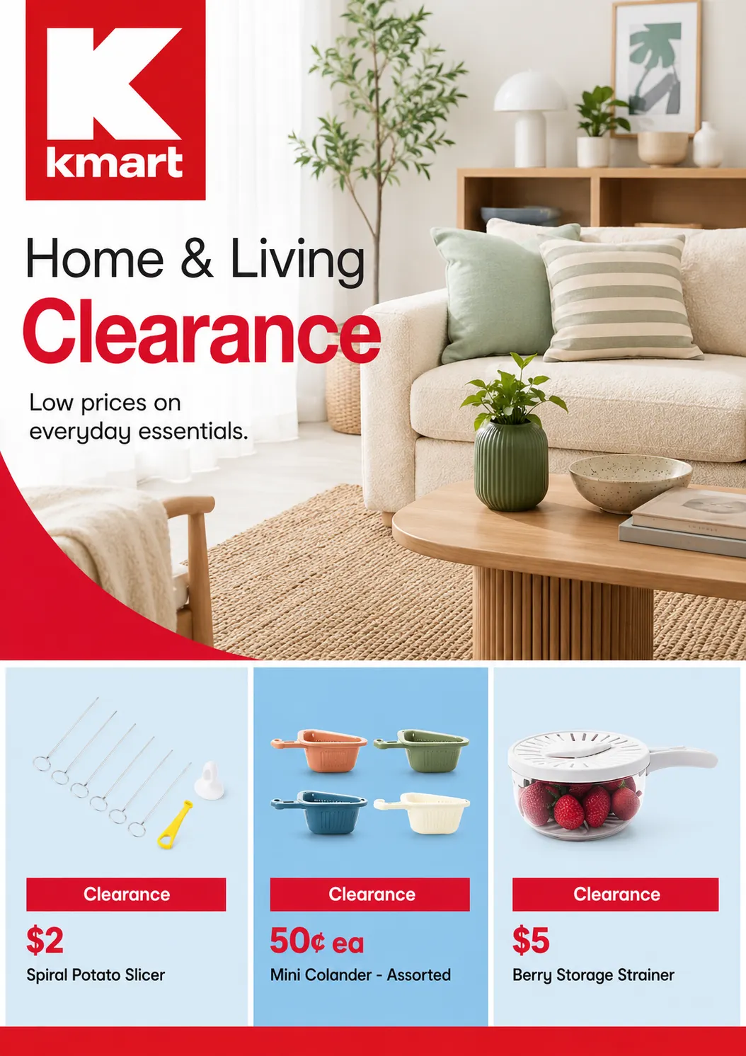 Home & Living Clearance from 13 August to 31 August 2026 - Catalogue Page 1