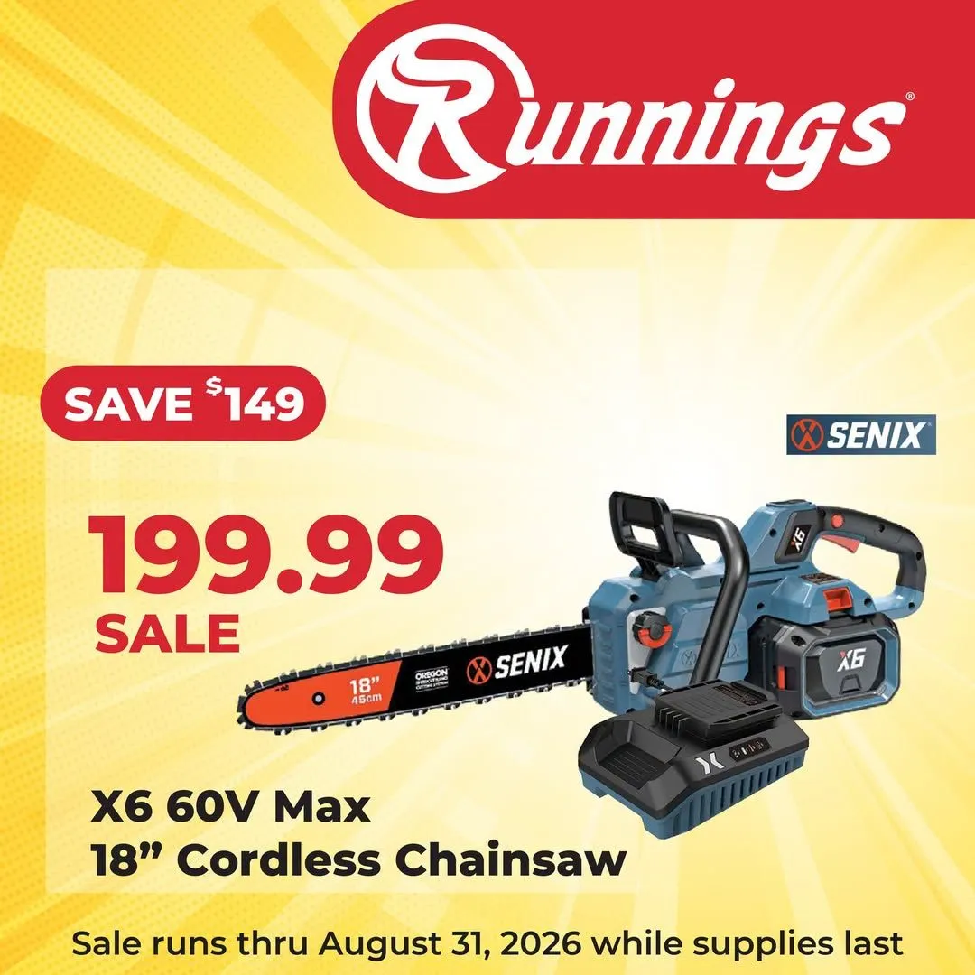 Weekly ad Runnings — 2026-08-24 from August 24 to August 31 2026 - Page 1