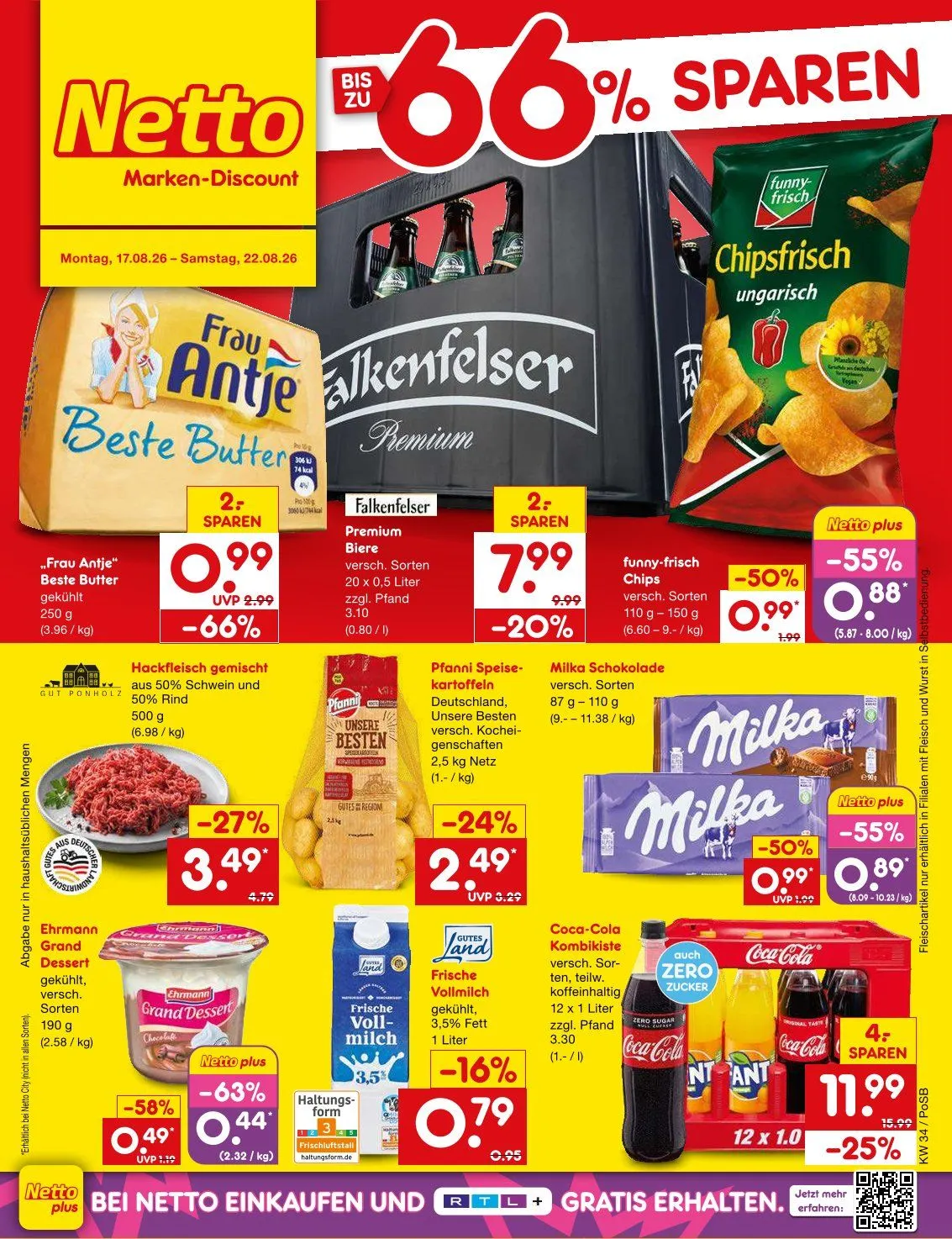 Netto Marken-Discount — 2026-08-19 van 19 augustus tot 22 augustus 2026 - Folder pagina 1