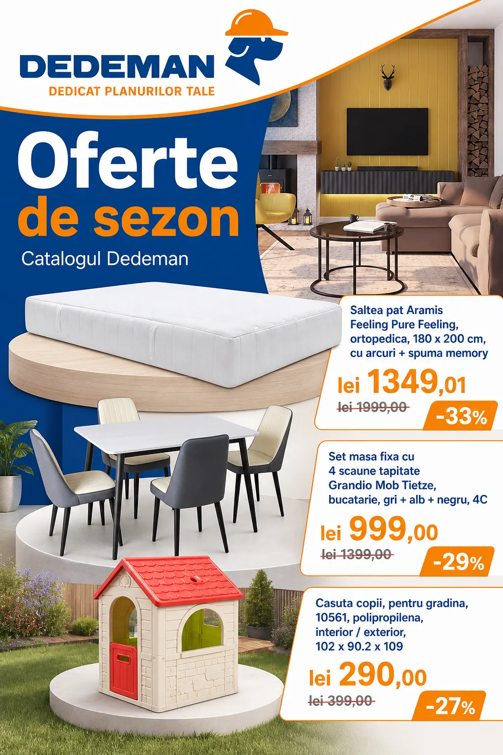 Catalog Dedeman — 2026-08-28 de la 28 august până la 4 septembrie 2026 - Revista Pagina 1