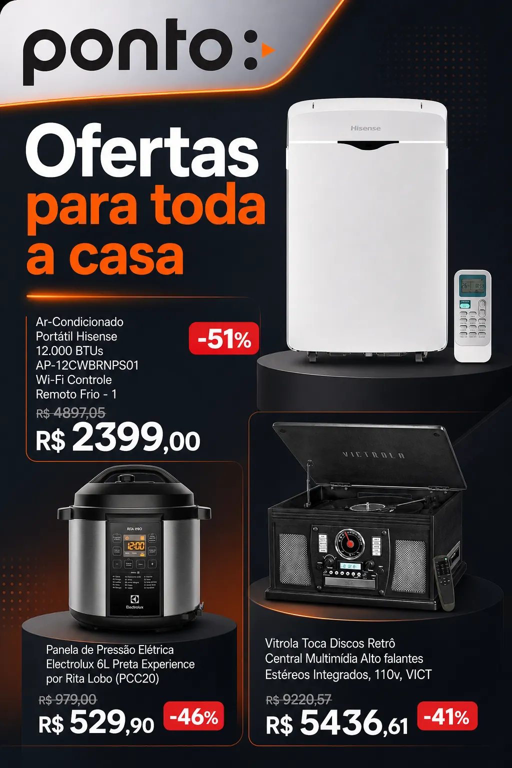 Encarte de Ponto Frio — Catálogo 1 — 2026-09-21 21 de setembro até 5 de outubro 2026 - Pagina 