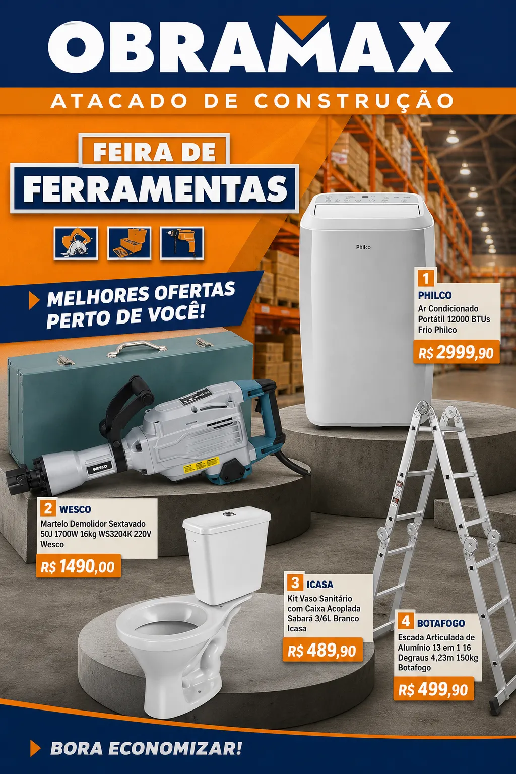 Encarte de Feira de Ferramentas 4 de agosto até 16 de agosto 2026 - Pagina 1
