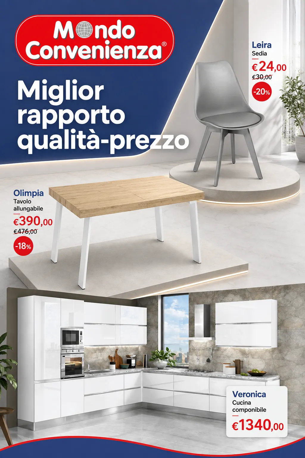 Mondo Convenienza — Catálogo 2 — 2026-09-23 da 23 settembre a 6 ottobre di 2026 - Pagina del volantino 1
