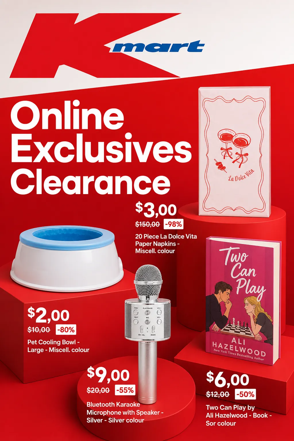 Online Exclusives Clearance - Catalogue valid from 4 August to 18 August 2026 - page 1