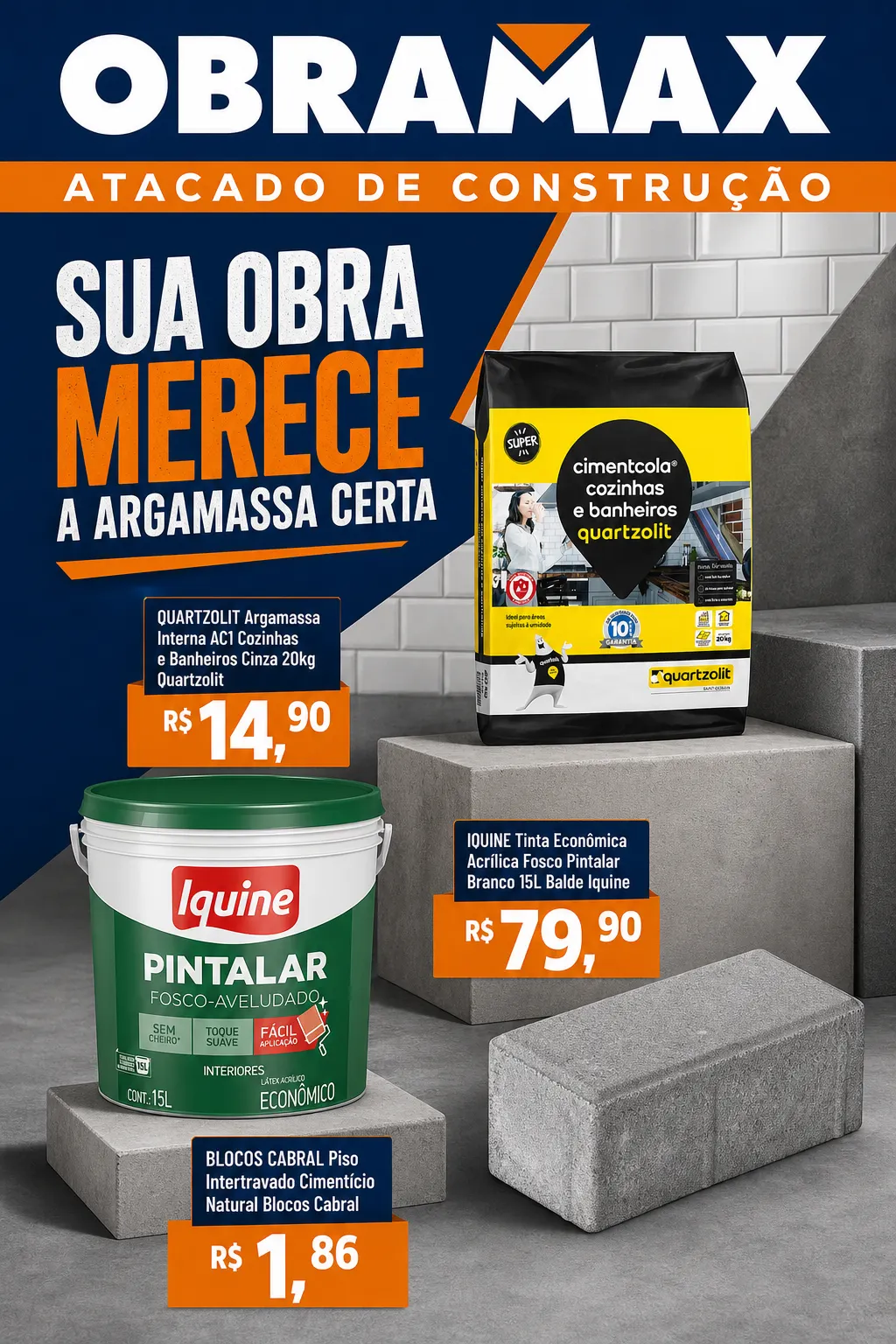 Encarte de Obramax — Construcao — 2026-10-27 27 de outubro até 13 de novembro 2026 - Pagina 1