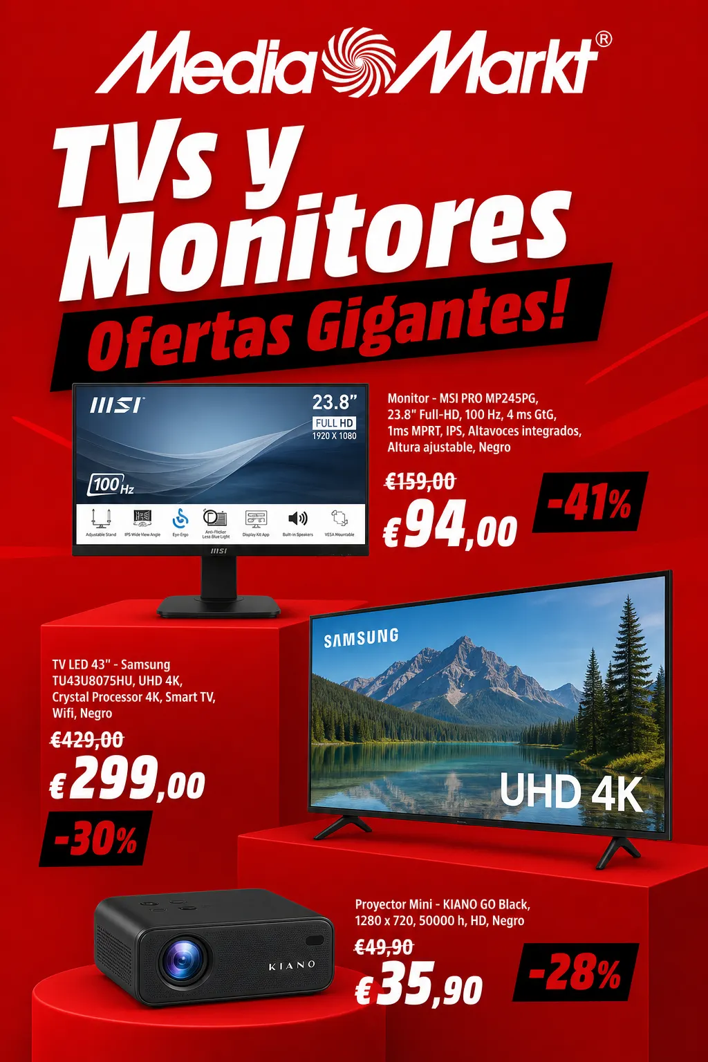 Catálogo de MediaMarkt — TVs y Monitores — 2026-09-14 14 de septiembre al 5 de octubre 2026 - Página 1