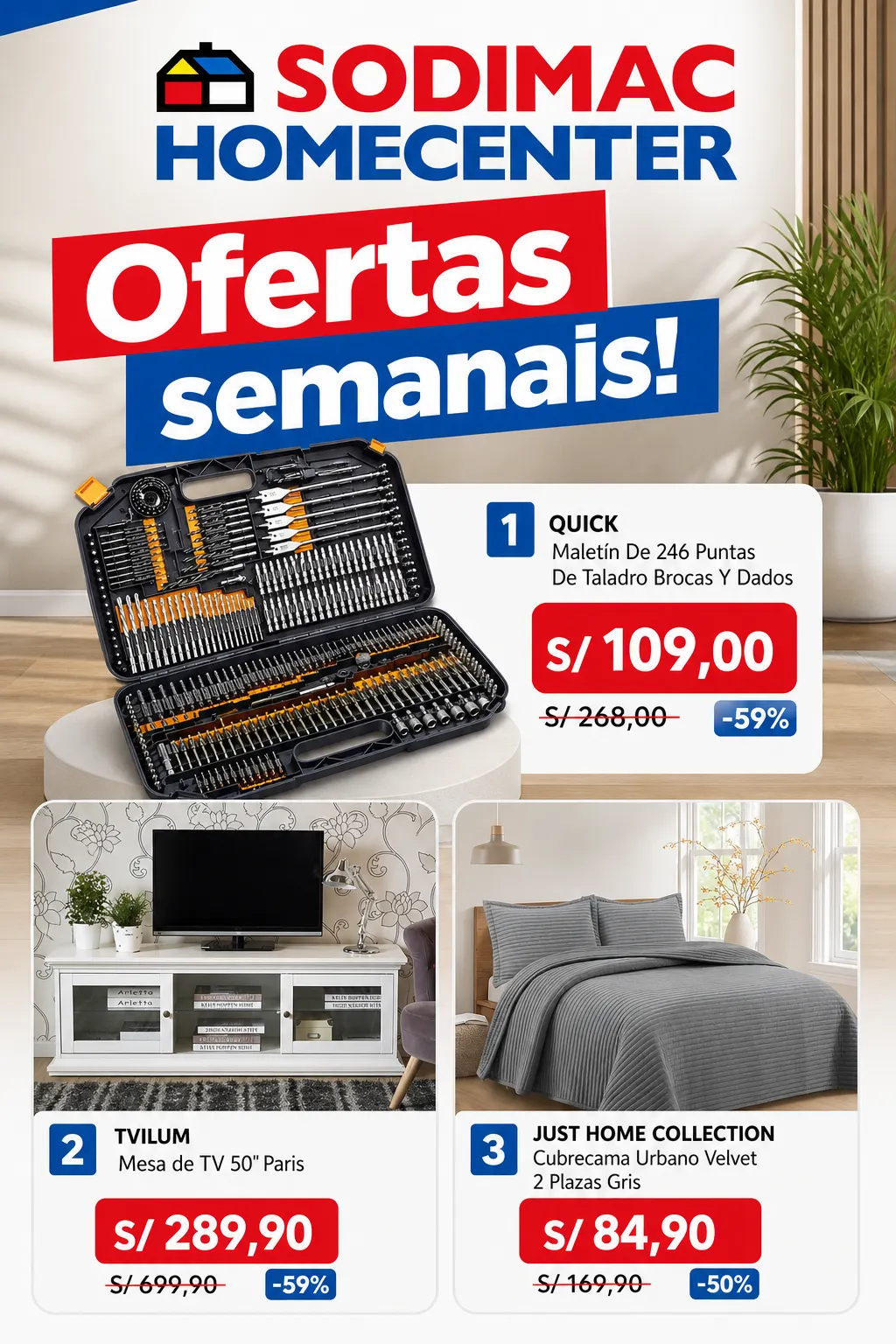 Catalogo de Sodimac — 2026-08-28 28 de agosto al 11 de setiembre 2026 - Pag 1