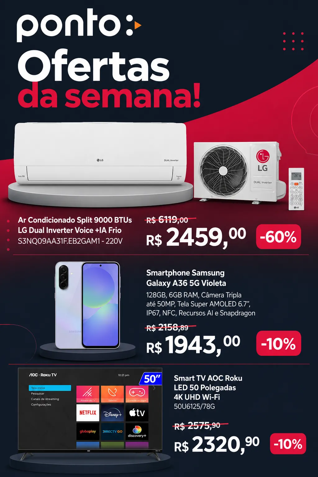 Encarte de Ponto Frio — 2026-10-20 20 de outubro até 4 de novembro 2026 - Pagina 1