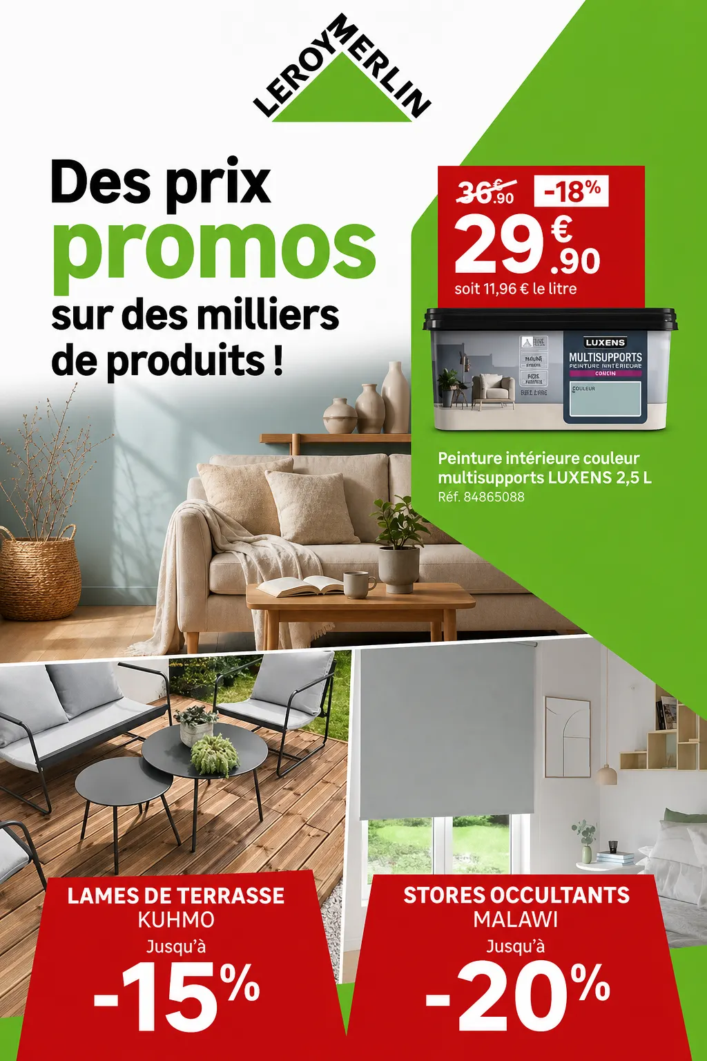 Leroy Merlin — 2026-07-13 du 13 juillet au 20 juillet 2026 - Catalogue page 1