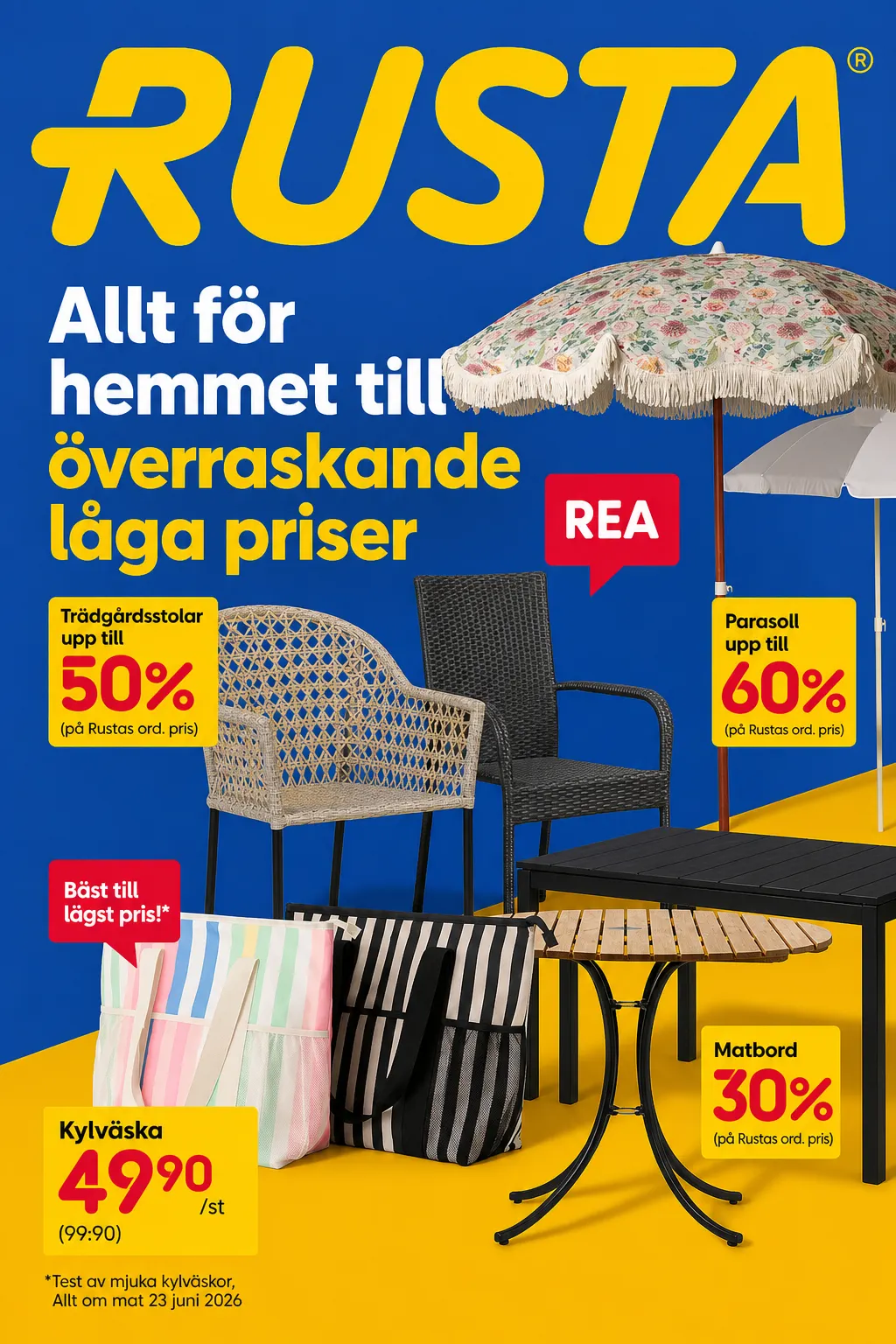 Rusta — 2026-07-10 från 10 juli till 17 juli 2026 - Reklamblad sidor 1