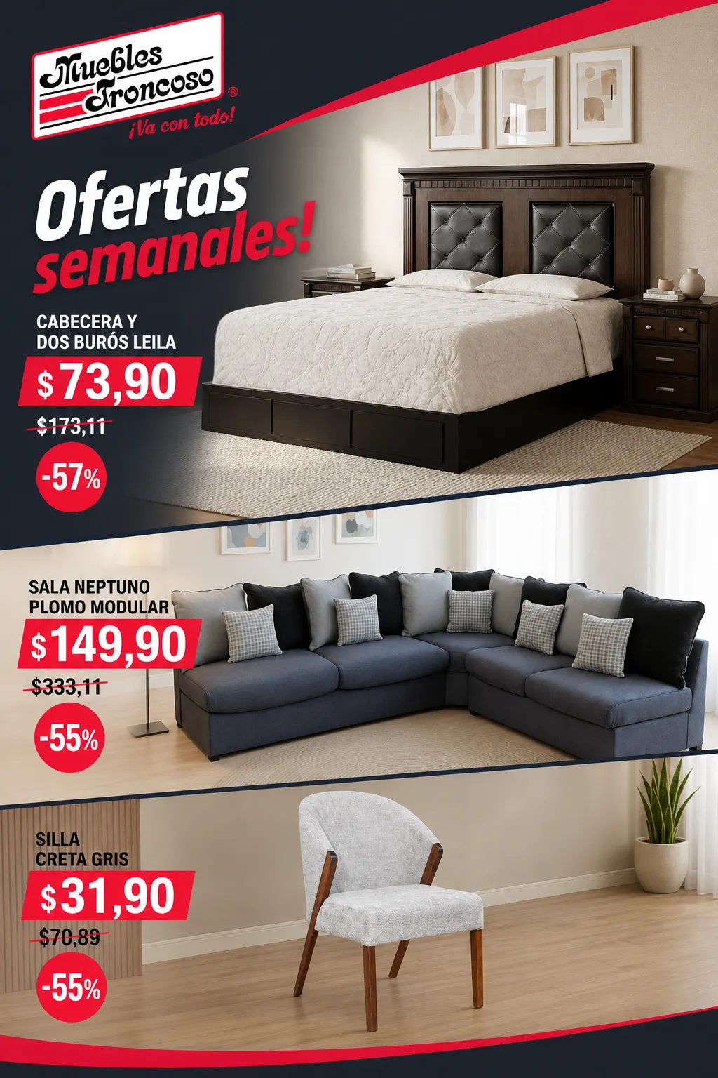 Catálogo de Muebles Troncoso — 2026-10-14 14 de octubre al 28 de octubre 2026 - Pagina 