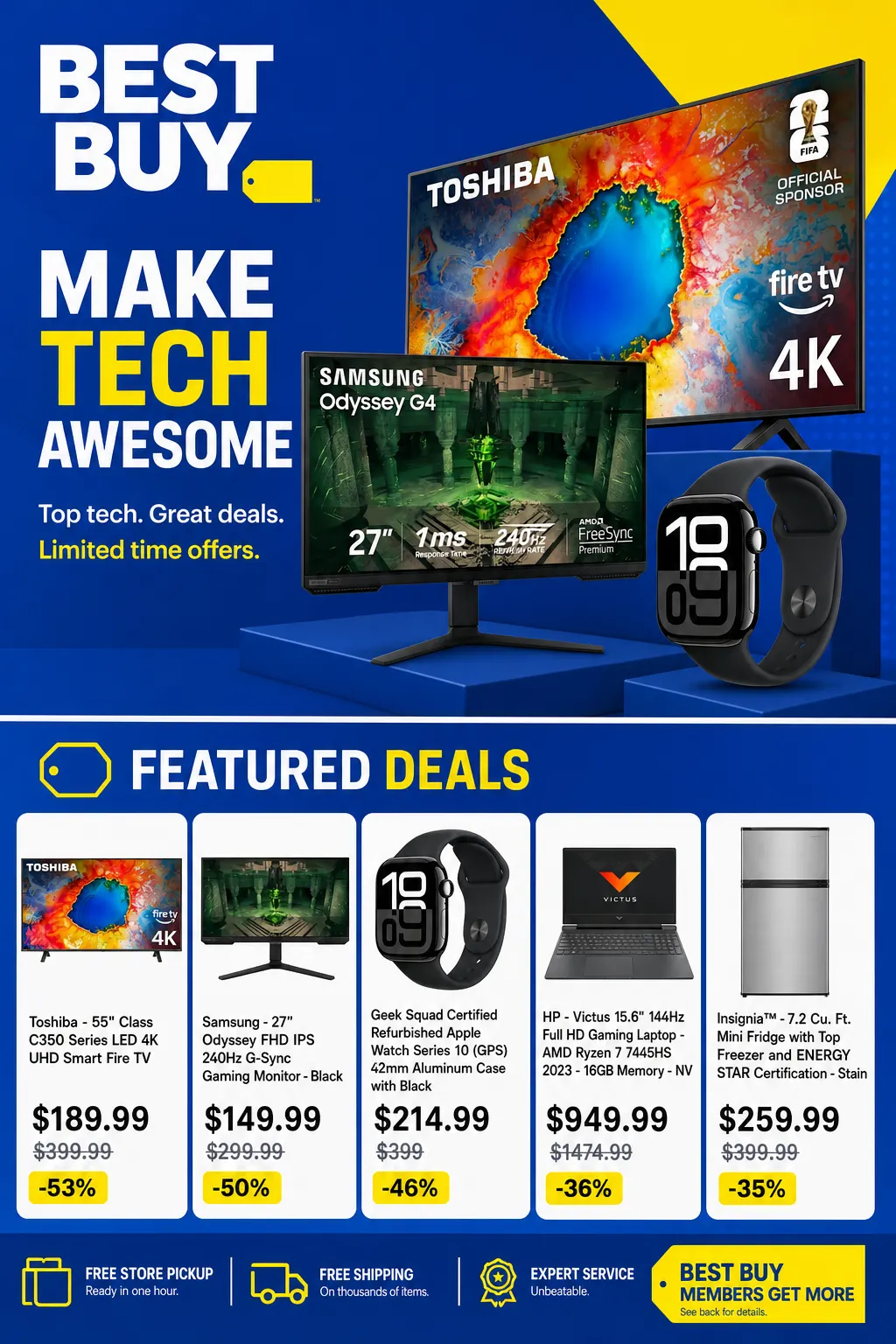 Weekly promotion Best Buy — 2026-07-08 spanning from July 8 to July 15 2026 - Page 1 for Catalogue 365