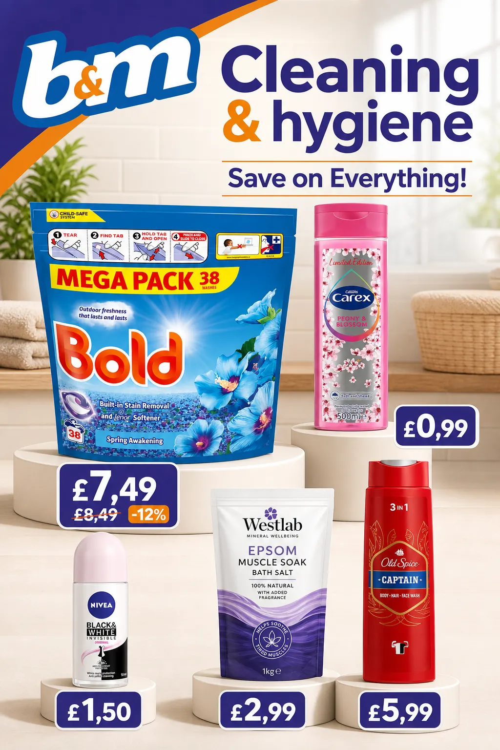 B&M Stores — Cleaning — 2026-09-21 from 21 September to 9 October 2026 - Catalogue Page 1