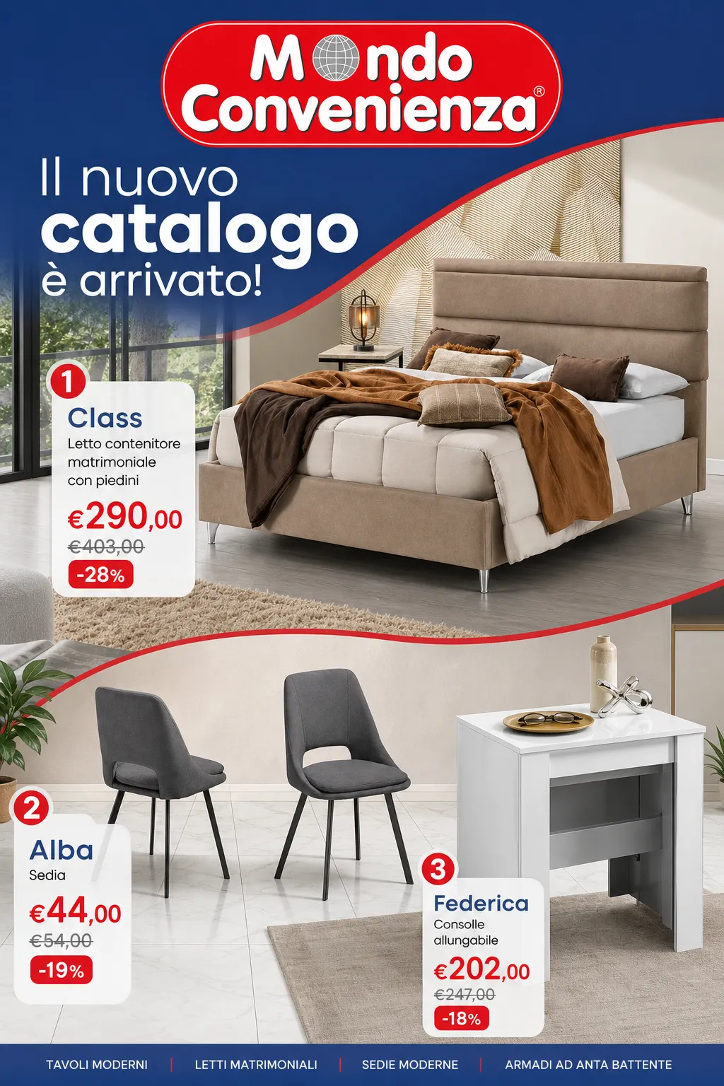 Mondo Convenienza — Catálogo 1 — 2026-10-27 da 27 ottobre a 13 novembre di 2026 - Pagina del volantino 
