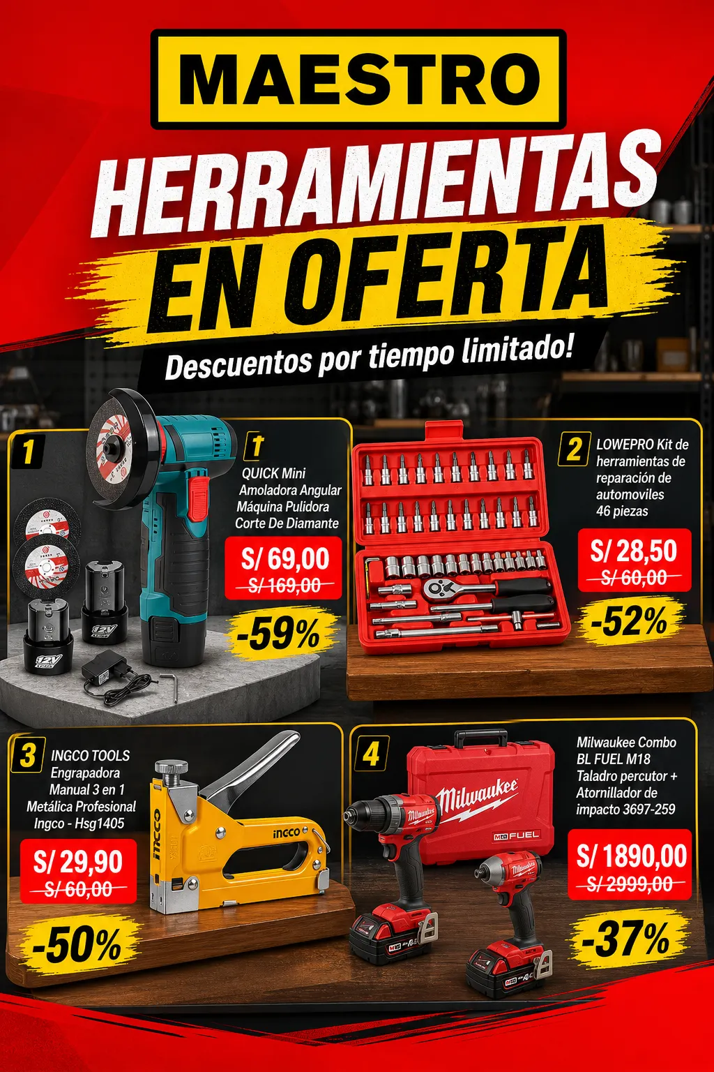 Catalogo de Maestro — Herramientas — 2026-10-26 26 de octubre al 16 de noviembre 2026 - Pag 1