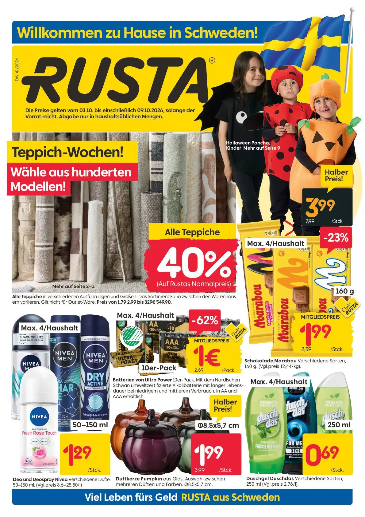 Rusta — 2026-10-06 von 3. Oktober bis 9. Oktober 2026 - Prospekt seite