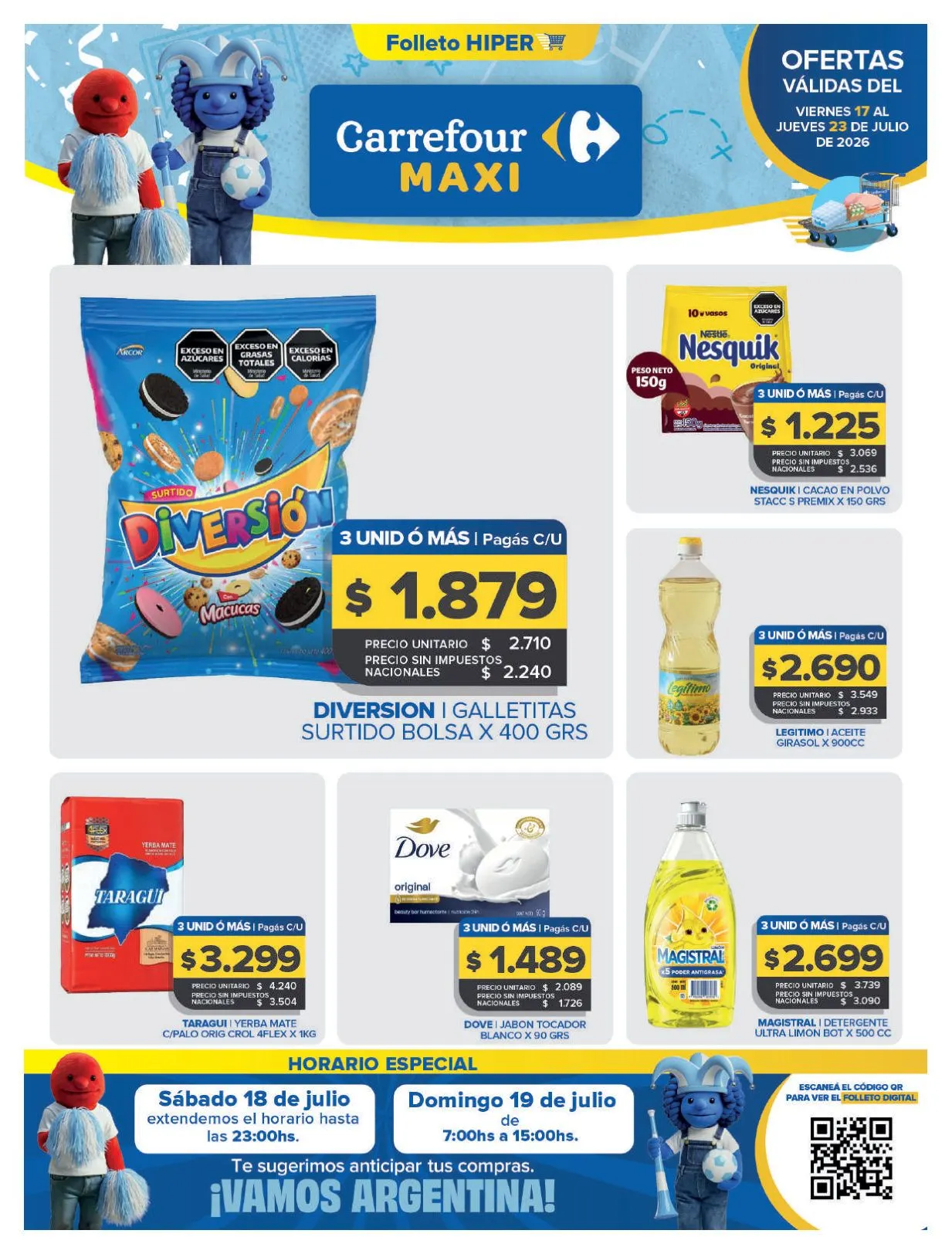 Ofertas de Carrefour Maxi — 2026-07-17 17 de julio al 23 de julio 2026 - Página 1 del catálogo