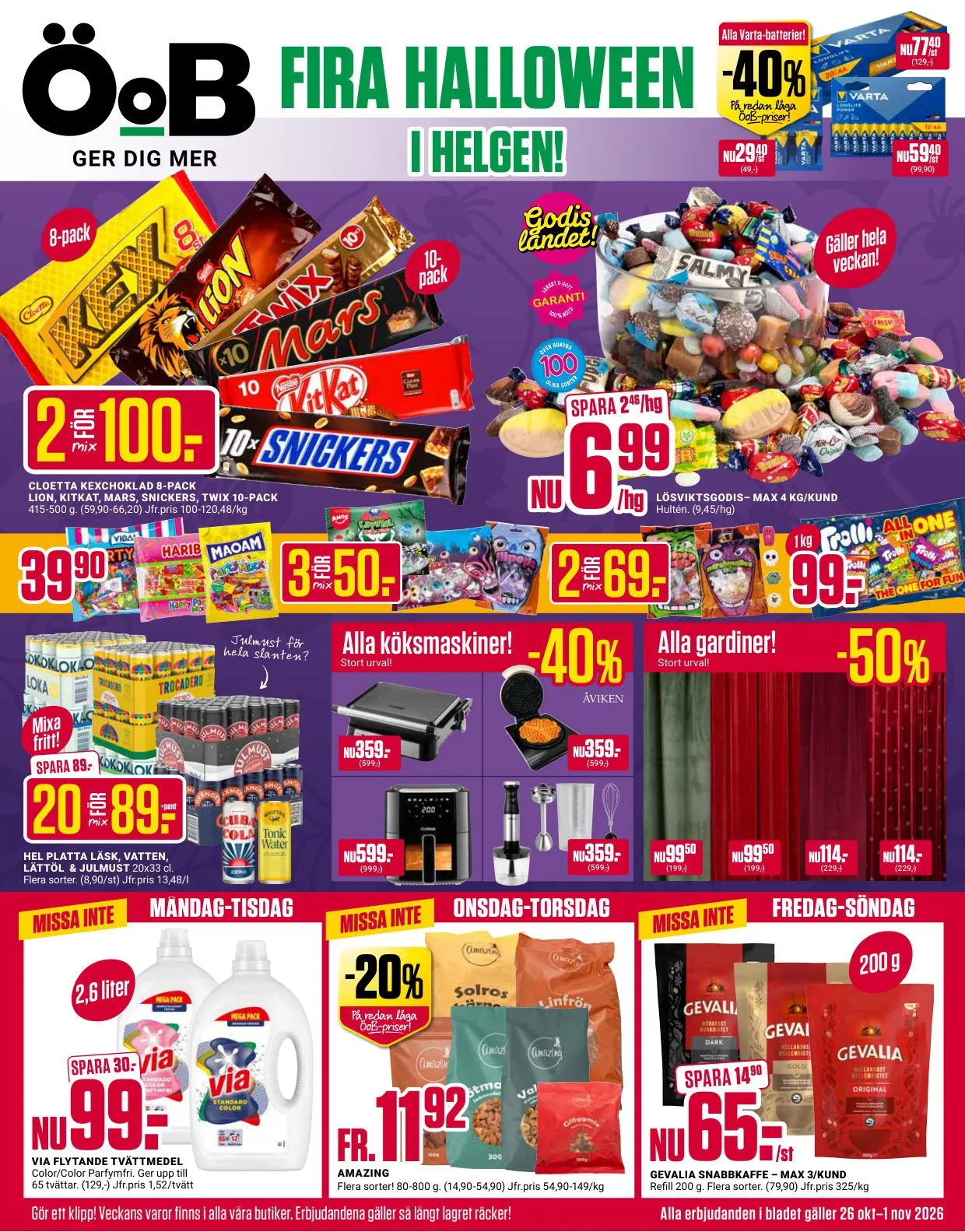 ÖoB — 2026-10-26 från 26 oktober till 1 november 2026 - Reklamblad sidor 1