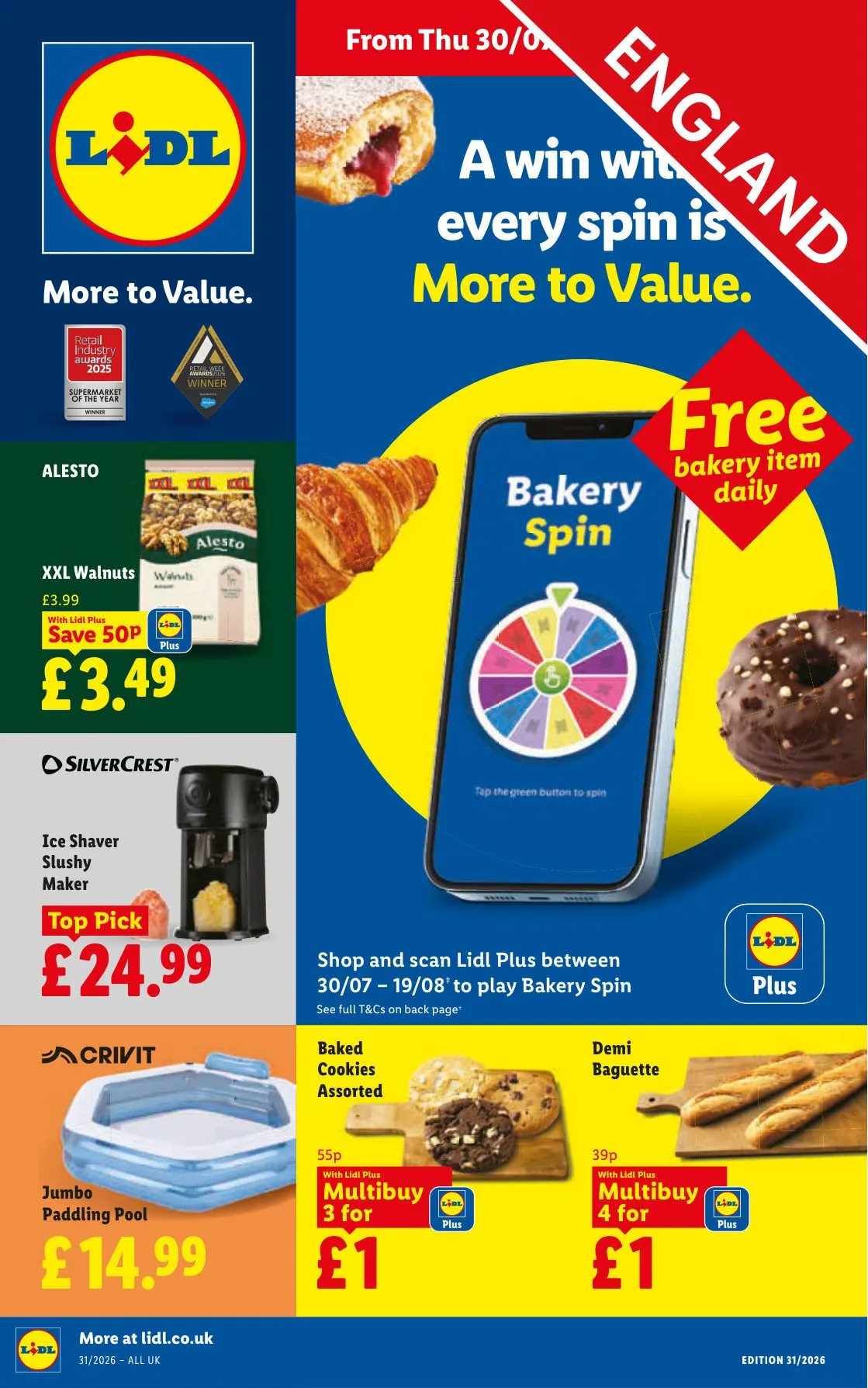 Lidl — 2026-07-23 from 30 July to 5 August 2026 - Catalogue Page 1