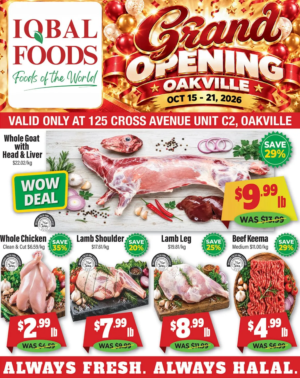 Iqbal Foods — 2026-10-15 from October 15 to October 21 2026 - flyer page 1