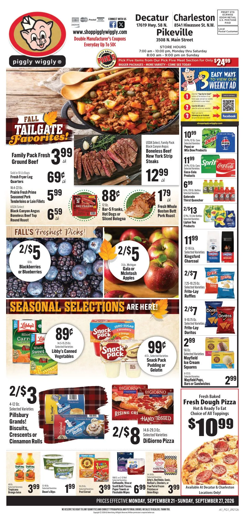 Weekly ad Piggly Wiggly — 2026-09-23 from September 23 to September 29 2026 - Page 1