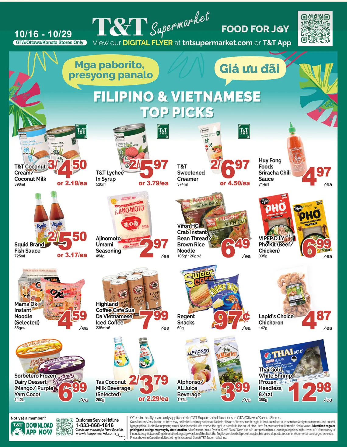T&T Supermarket — 2026-10-16 from October 16 to October 22 2026 - flyer page 1