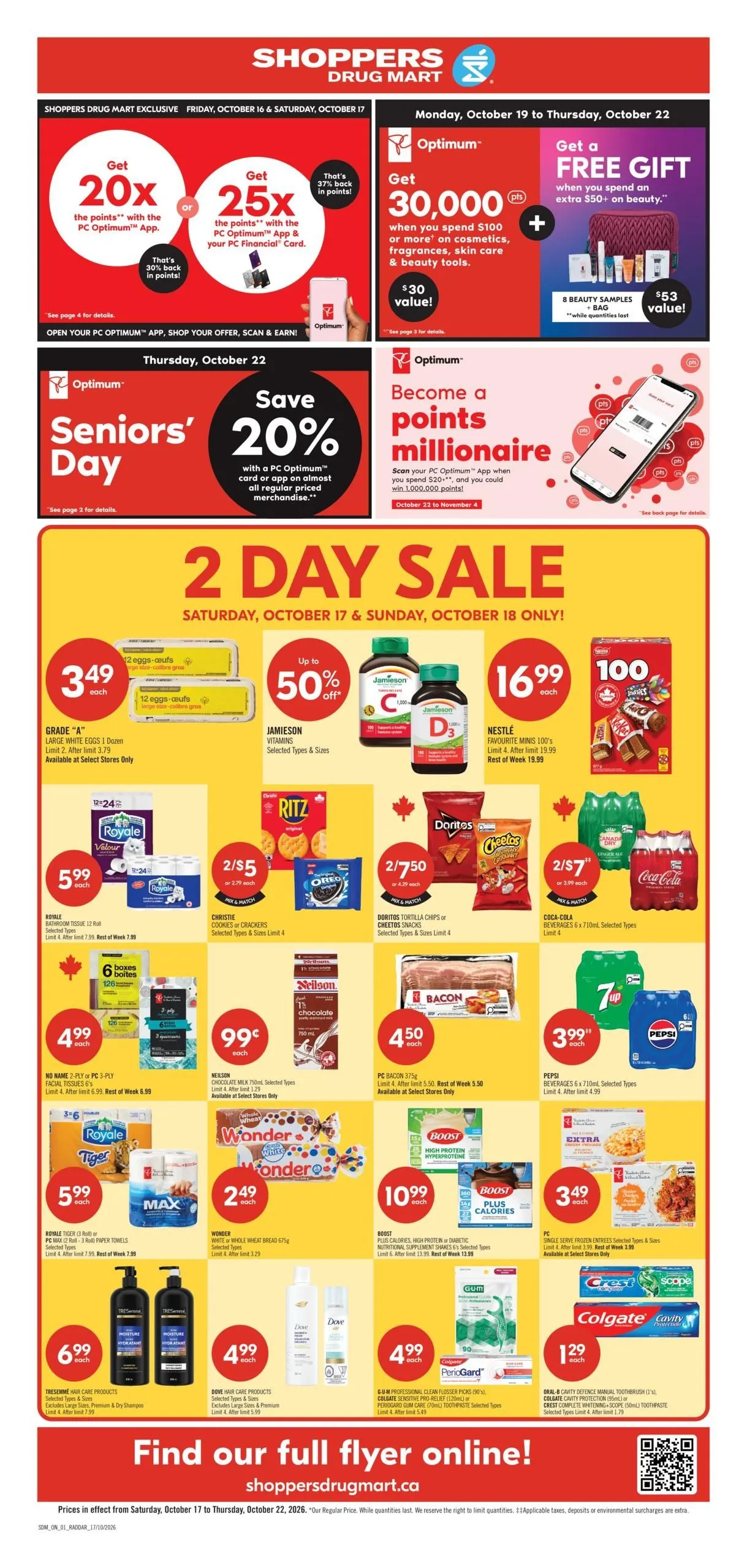 Shoppers Drug Mart — 2026-10-19 from October 19 to October 22 2026 - flyer page 1