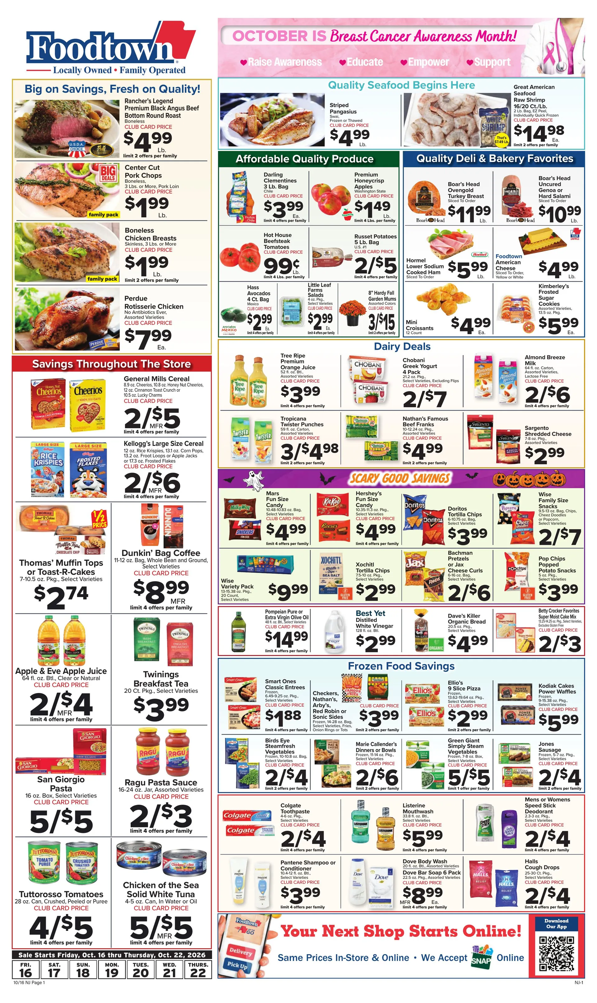 Weekly ad Foodtown — 2026-10-16 from October 16 to October 22 2026 - Page 