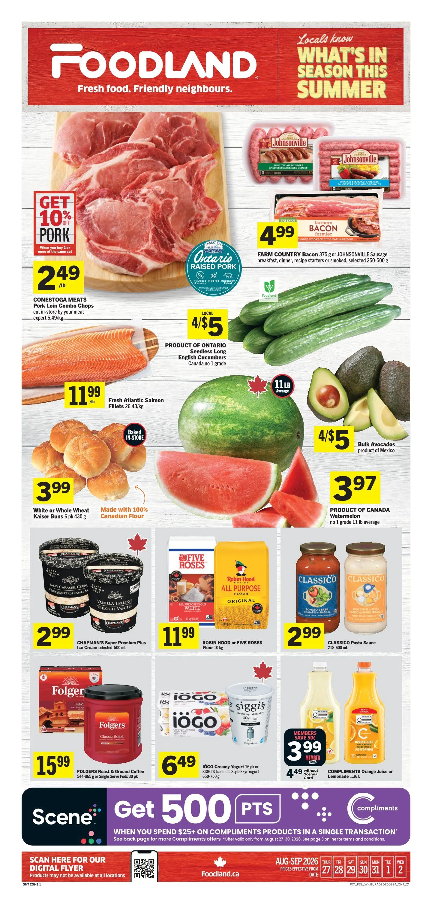 Foodland — 2026-09-01 from August 27 to September 2 2026 - flyer page 1
