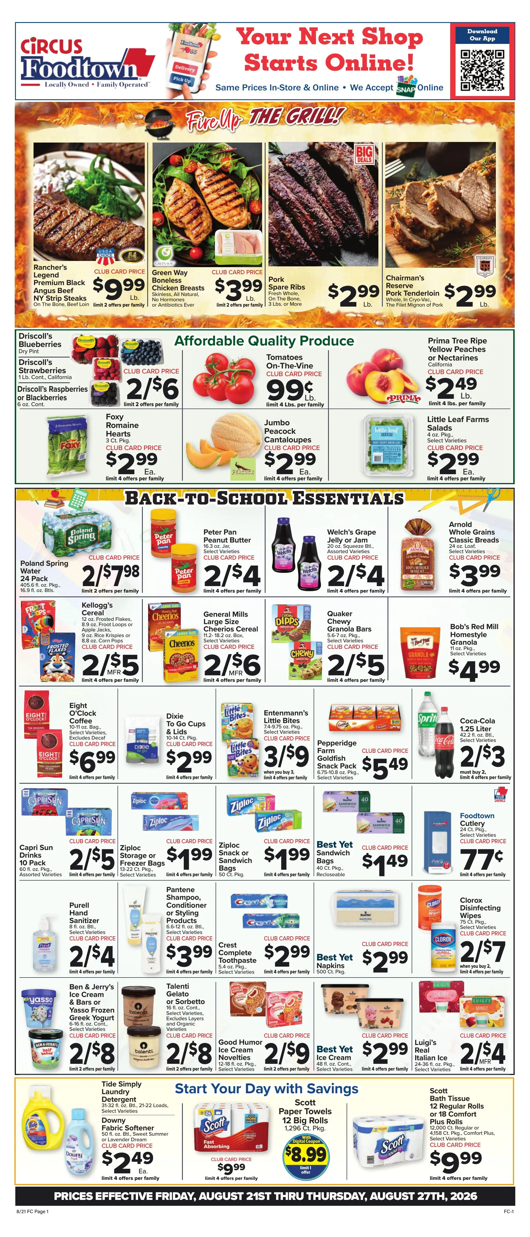 Weekly ad Foodtown — 2026-08-21 from August 21 to August 27 2026 - Page 