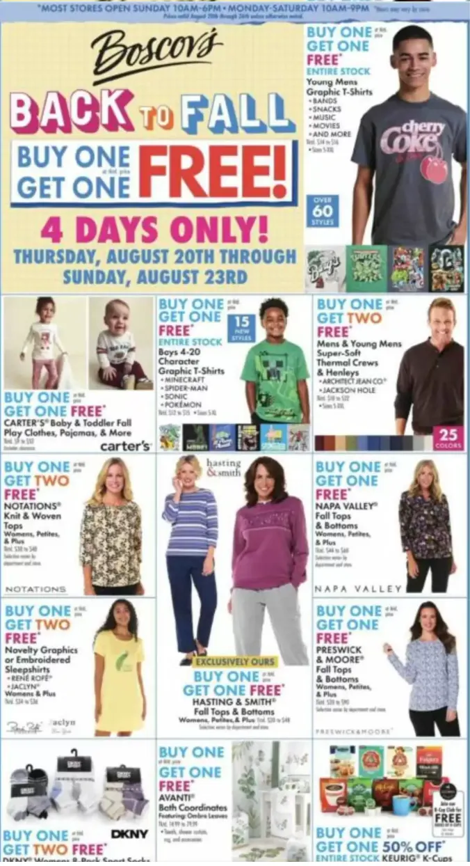 Weekly ad Boscov's — 2026-08-21 from August 21 to August 26 2026 - Page