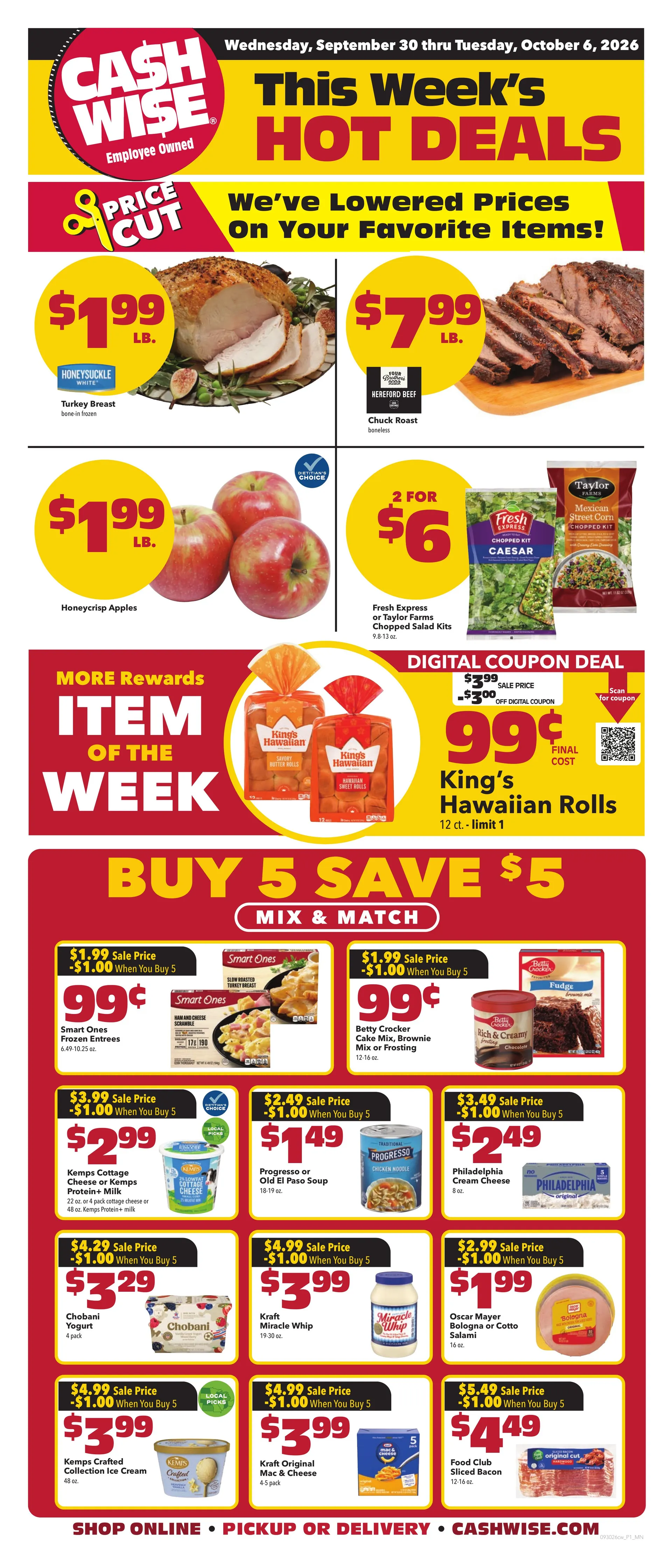 Weekly ad Cash Wise — 2026-10-06 from September 30 to October 7 2026 - Page 1